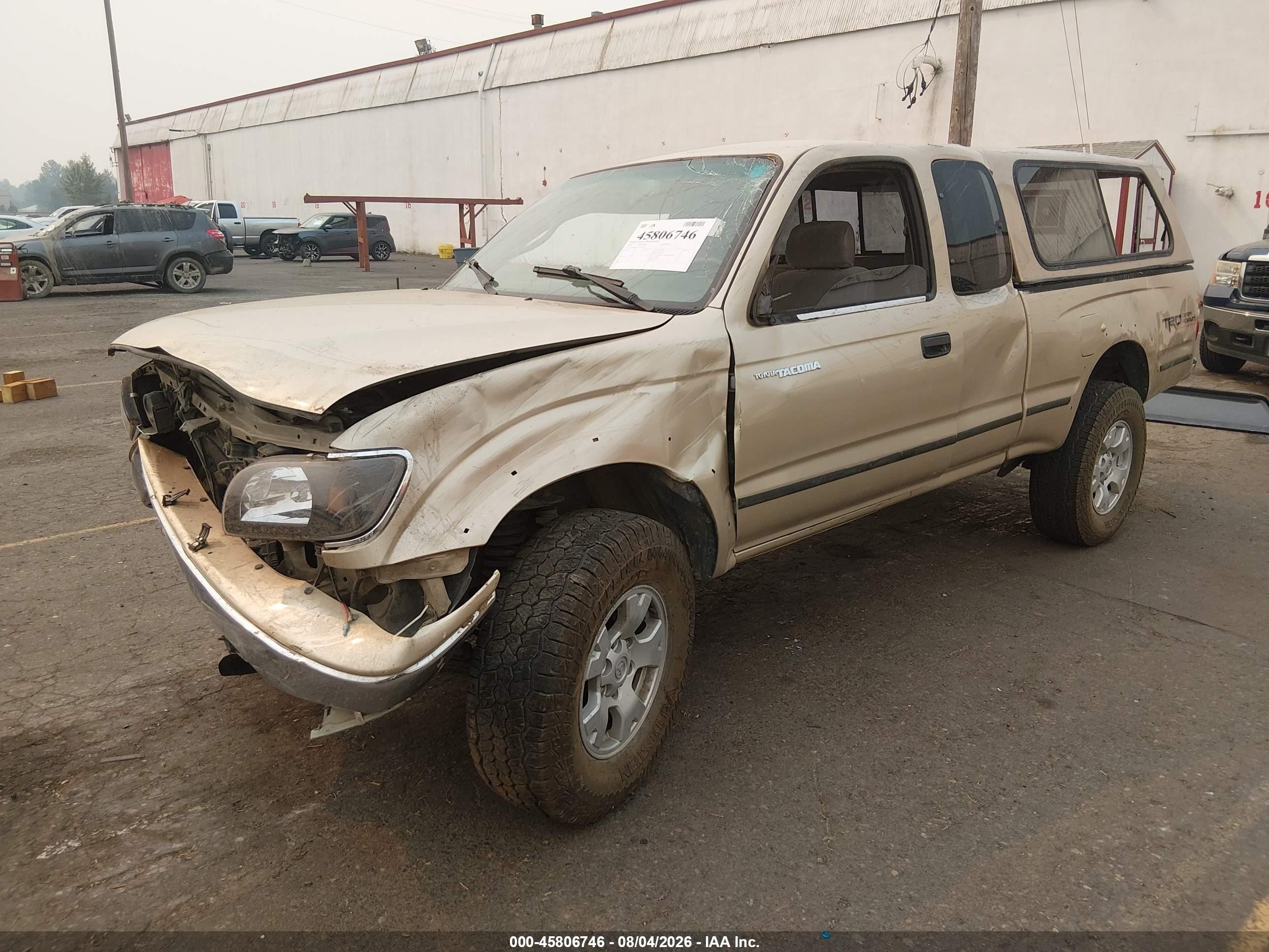 2001 Toyota Tacoma Prerunner Gold vin: 5TESM92N11Z724159