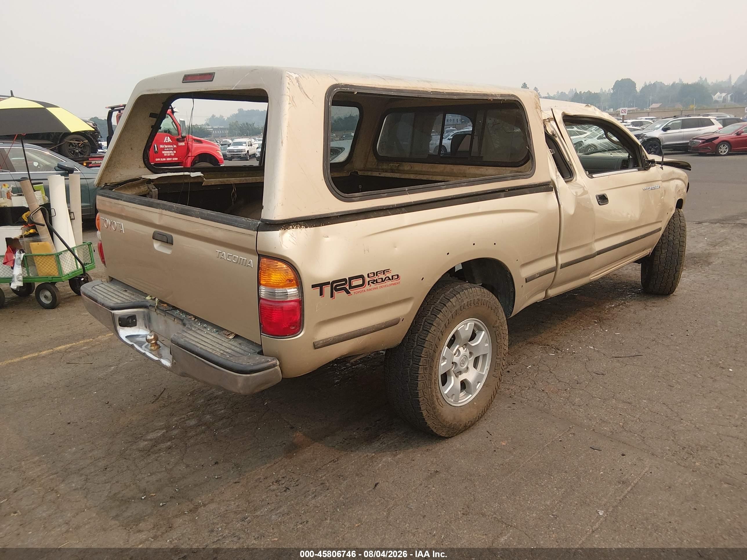 2001 Toyota Tacoma Prerunner Gold vin: 5TESM92N11Z724159