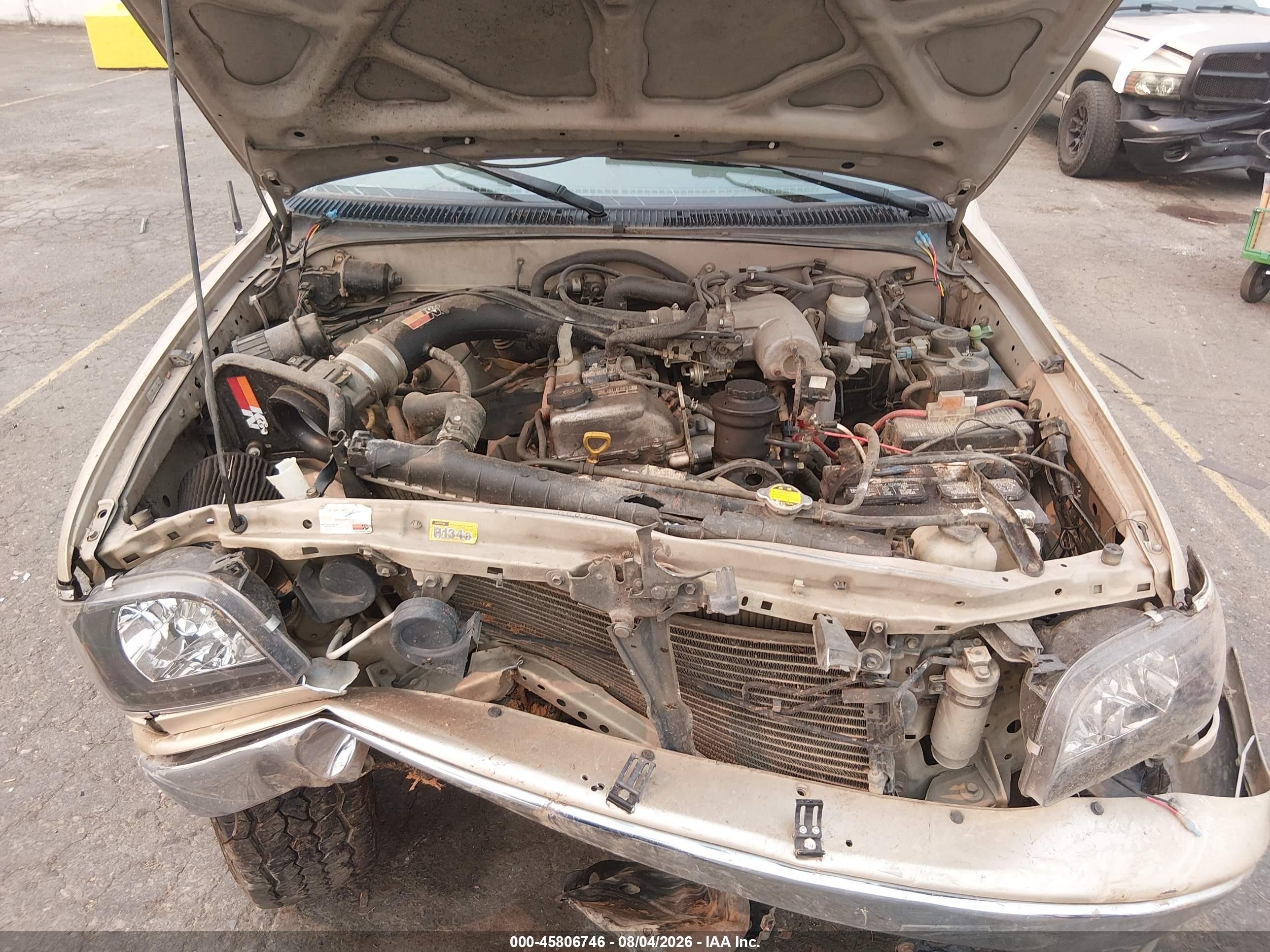 2001 Toyota Tacoma Prerunner Gold vin: 5TESM92N11Z724159