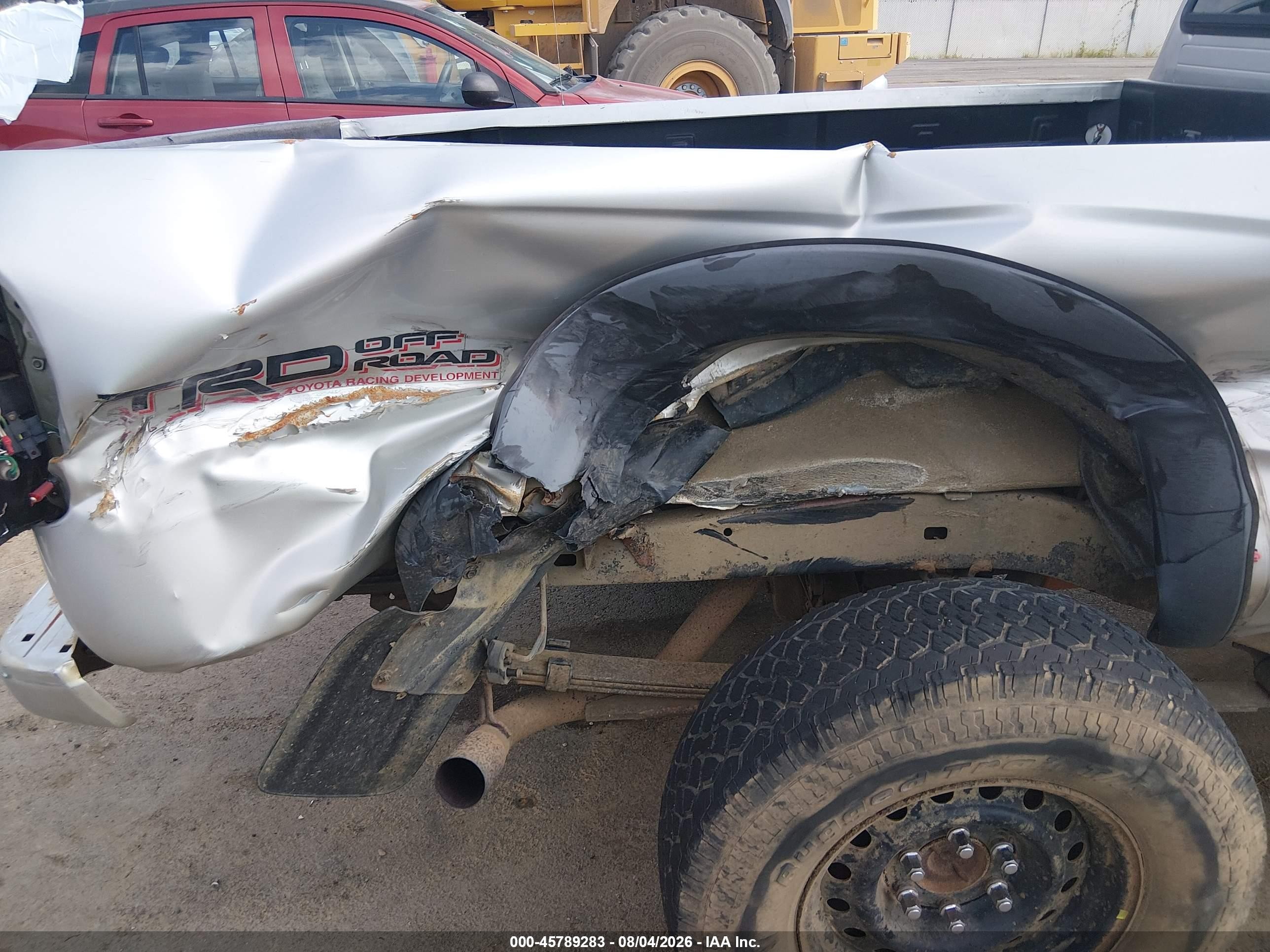 2002 Toyota Tacoma Prerunner Gray vin: 5TESM92N12Z124582