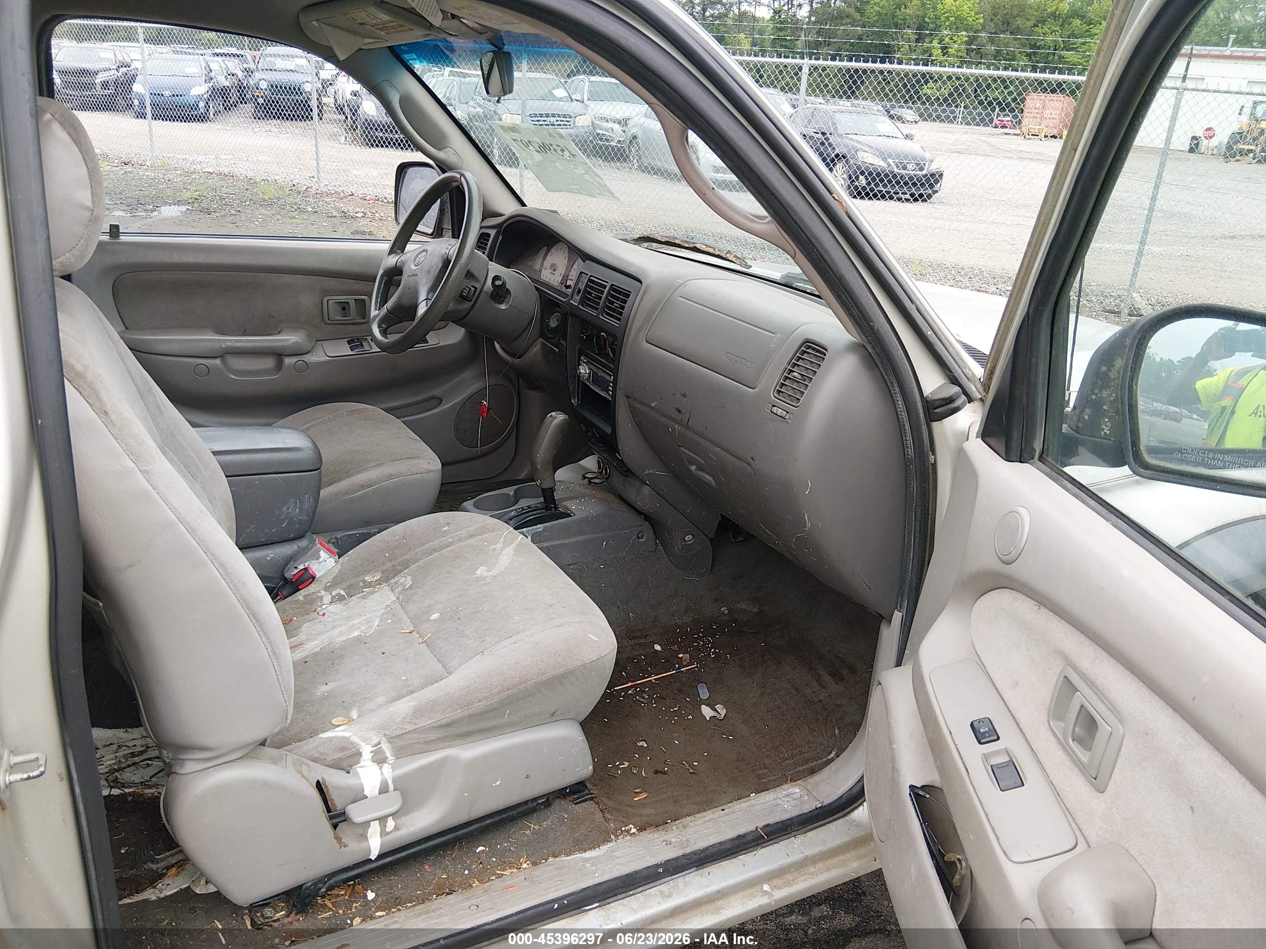 2003 Toyota Tacoma Prerunner Gray vin: 5TESM92N13Z215627