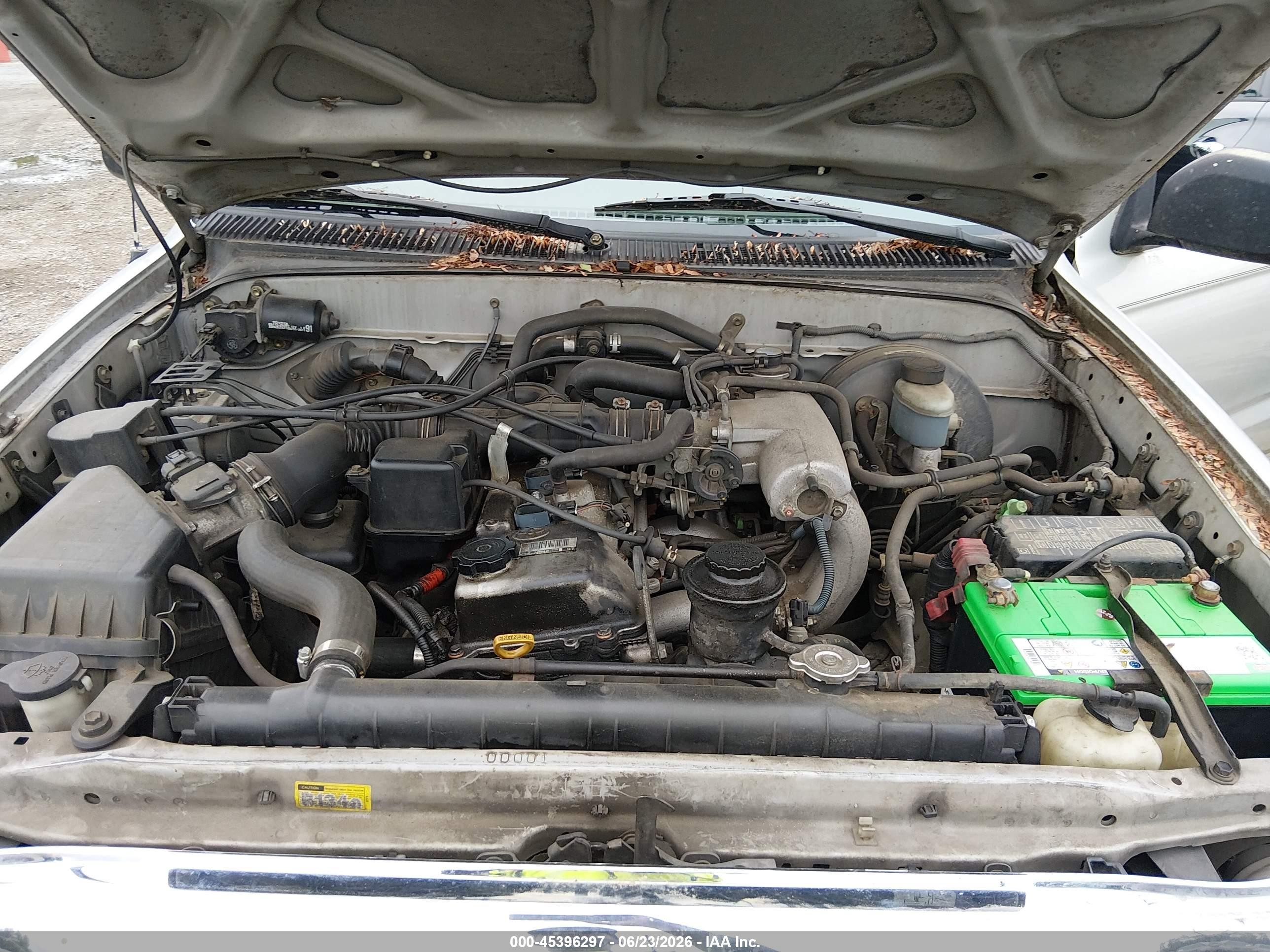 2003 Toyota Tacoma Prerunner Gray vin: 5TESM92N13Z215627