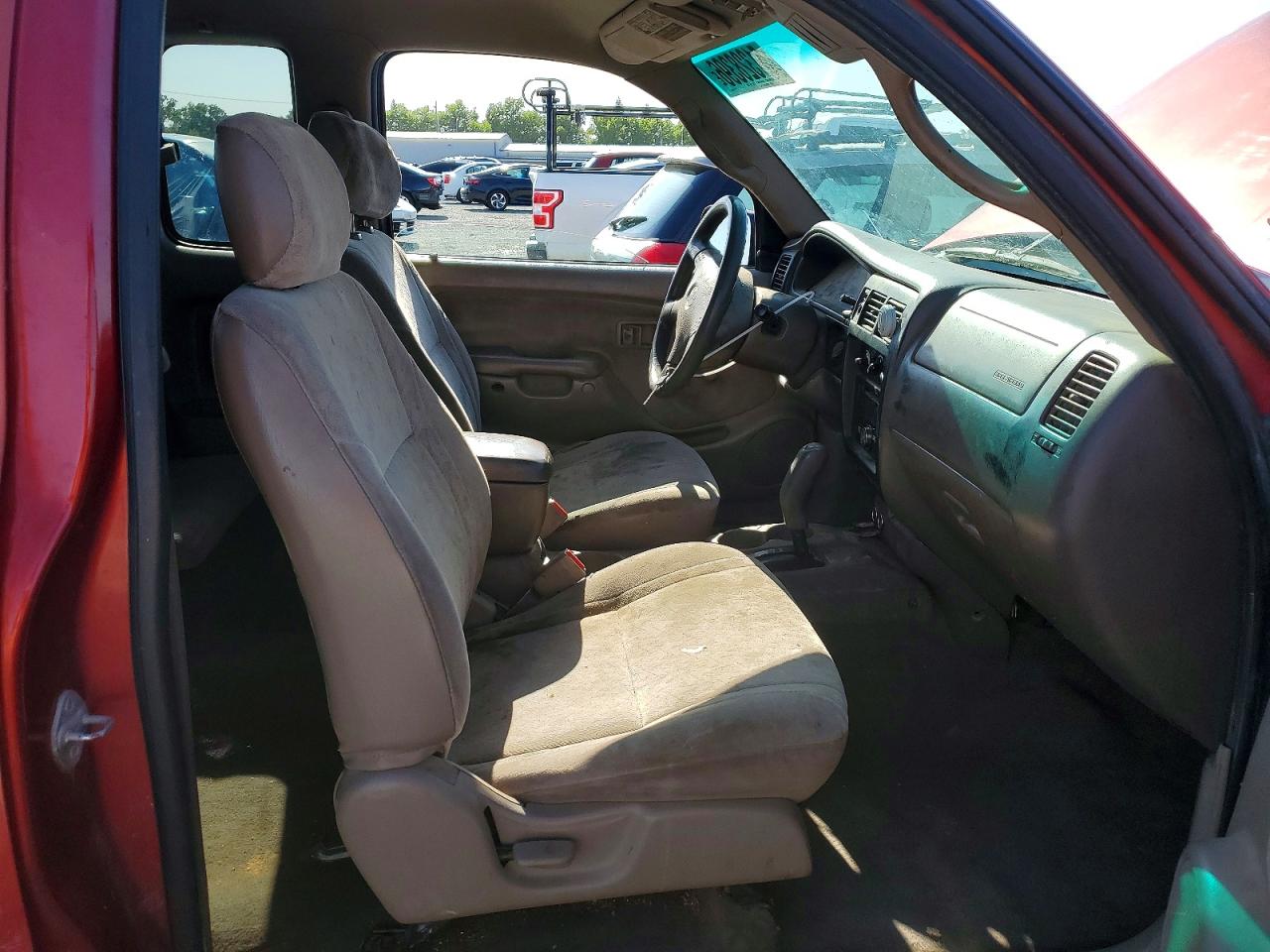 2002 Toyota Tacoma Xtracab Prerunner Red vin: 5TESM92N22Z032235