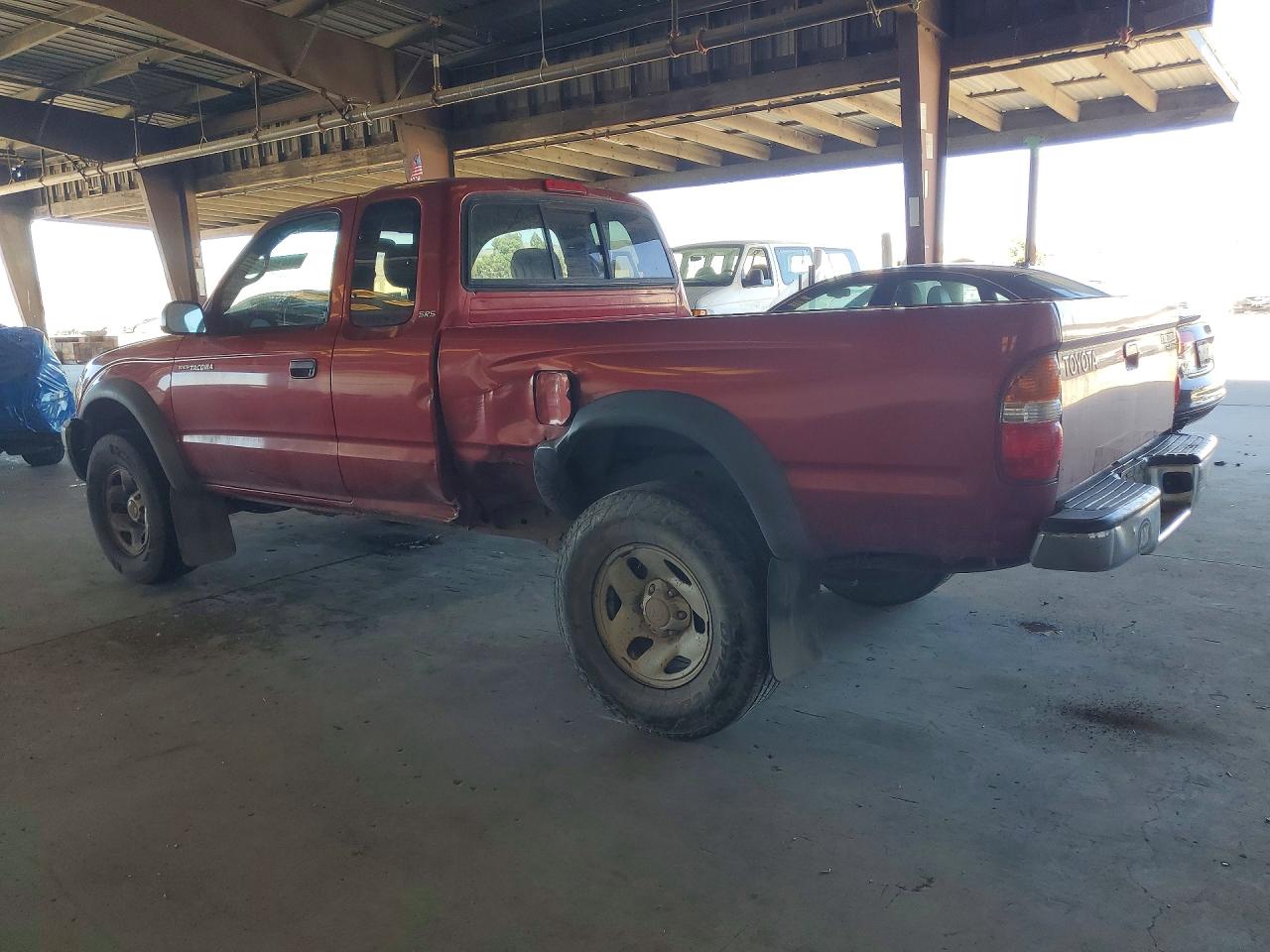 2002 Toyota Tacoma Xtracab Prerunner Red vin: 5TESM92N22Z046555