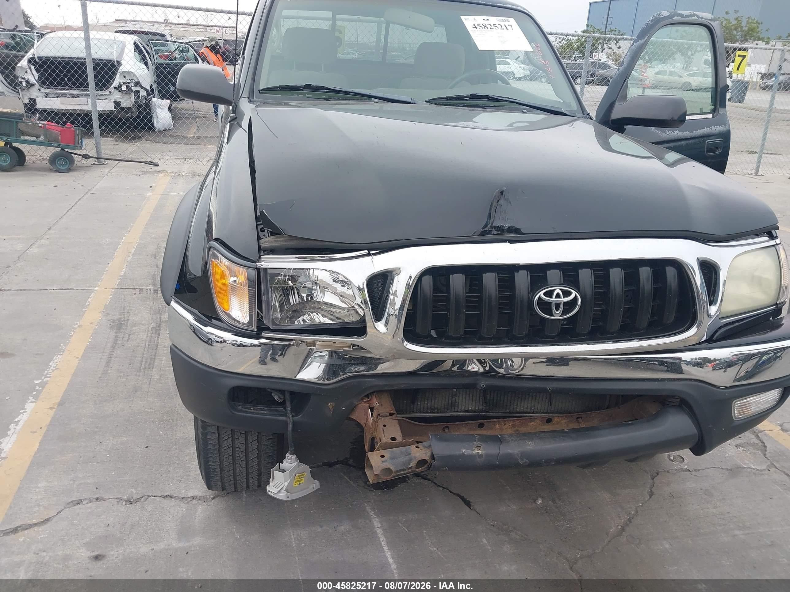 2004 Toyota Tacoma Prerunner Black vin: 5TESM92N24Z375131
