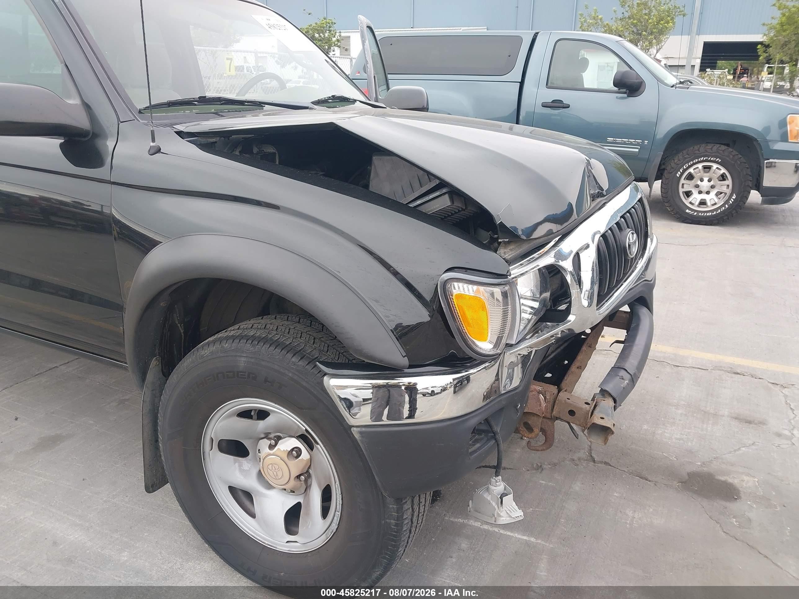 2004 Toyota Tacoma Prerunner Black vin: 5TESM92N24Z375131