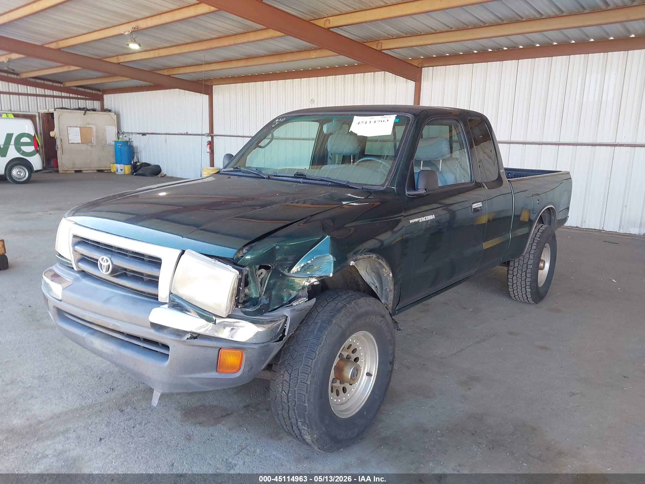 2000 Toyota Tacoma Prerunner Green vin: 5TESM92N2YZ696625