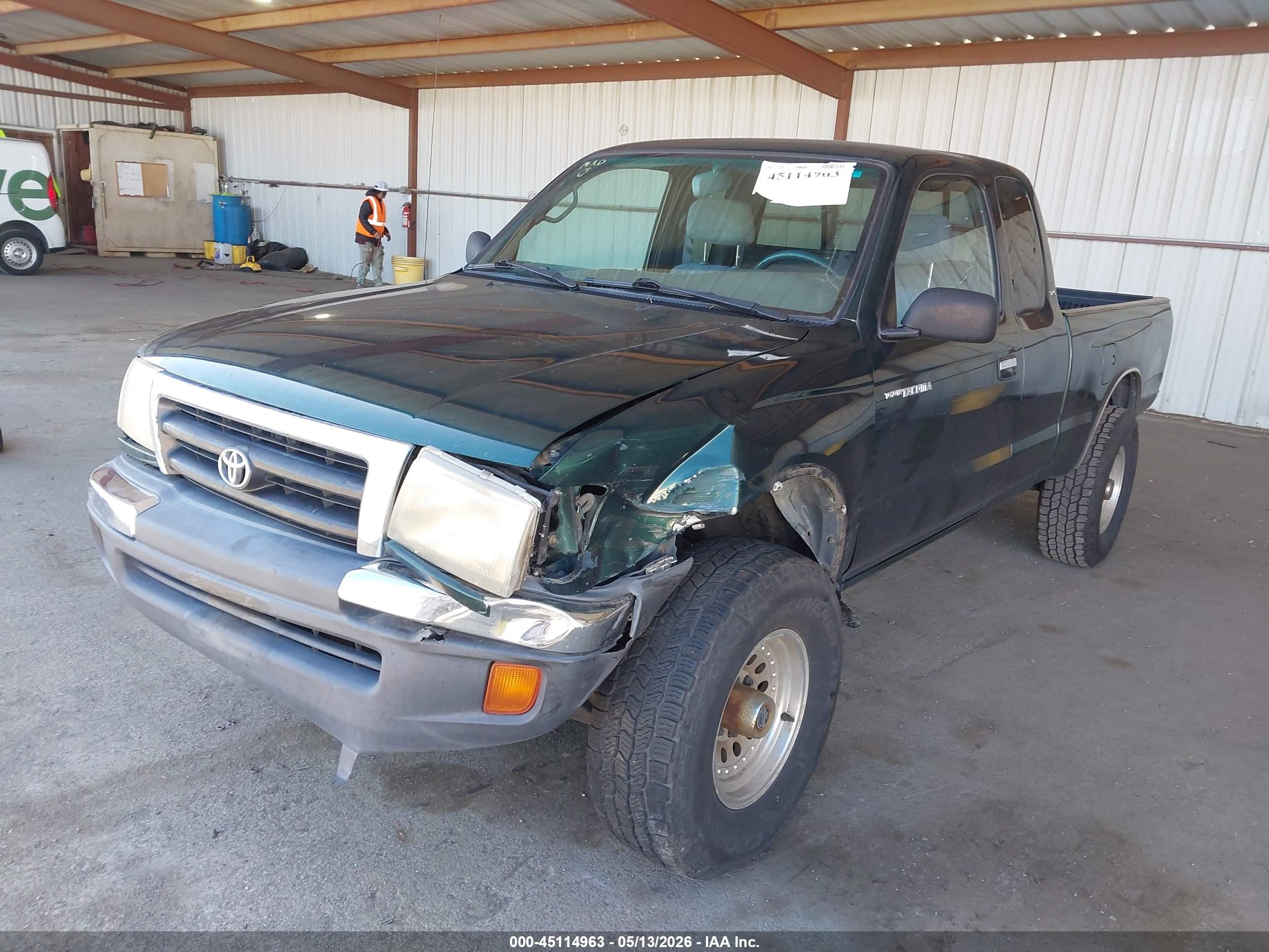 2000 Toyota Tacoma Prerunner Green vin: 5TESM92N2YZ696625