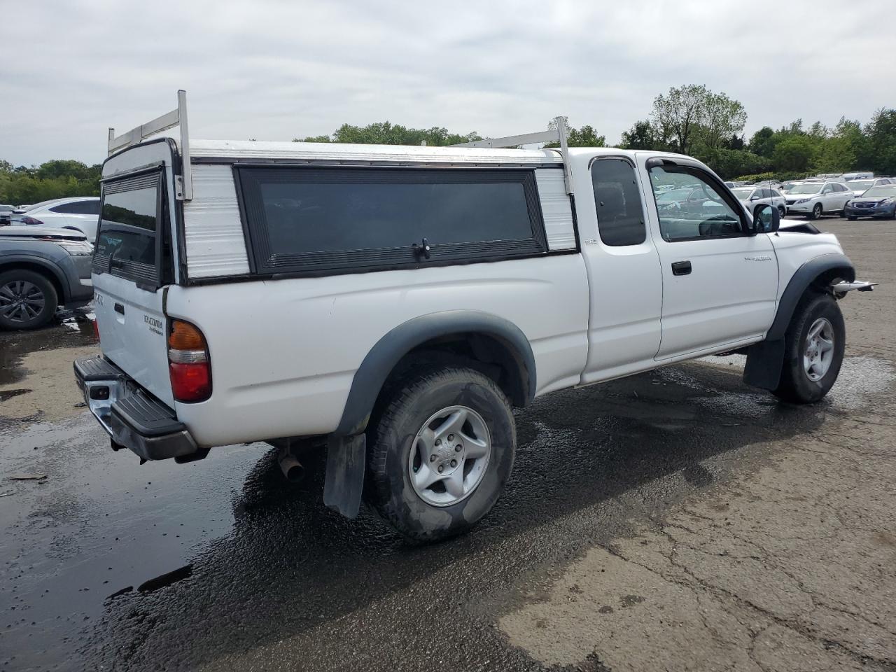 2001 Toyota Tacoma Xtracab Prerunner White vin: 5TESM92N31Z727466