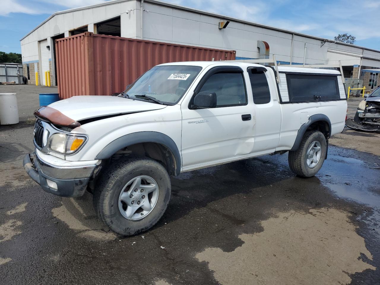 2001 Toyota Tacoma Xtracab Prerunner White vin: 5TESM92N31Z727466