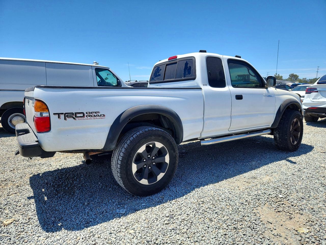 2001 Toyota Tacoma Xtracab Prerunner White vin: 5TESM92N31Z852659