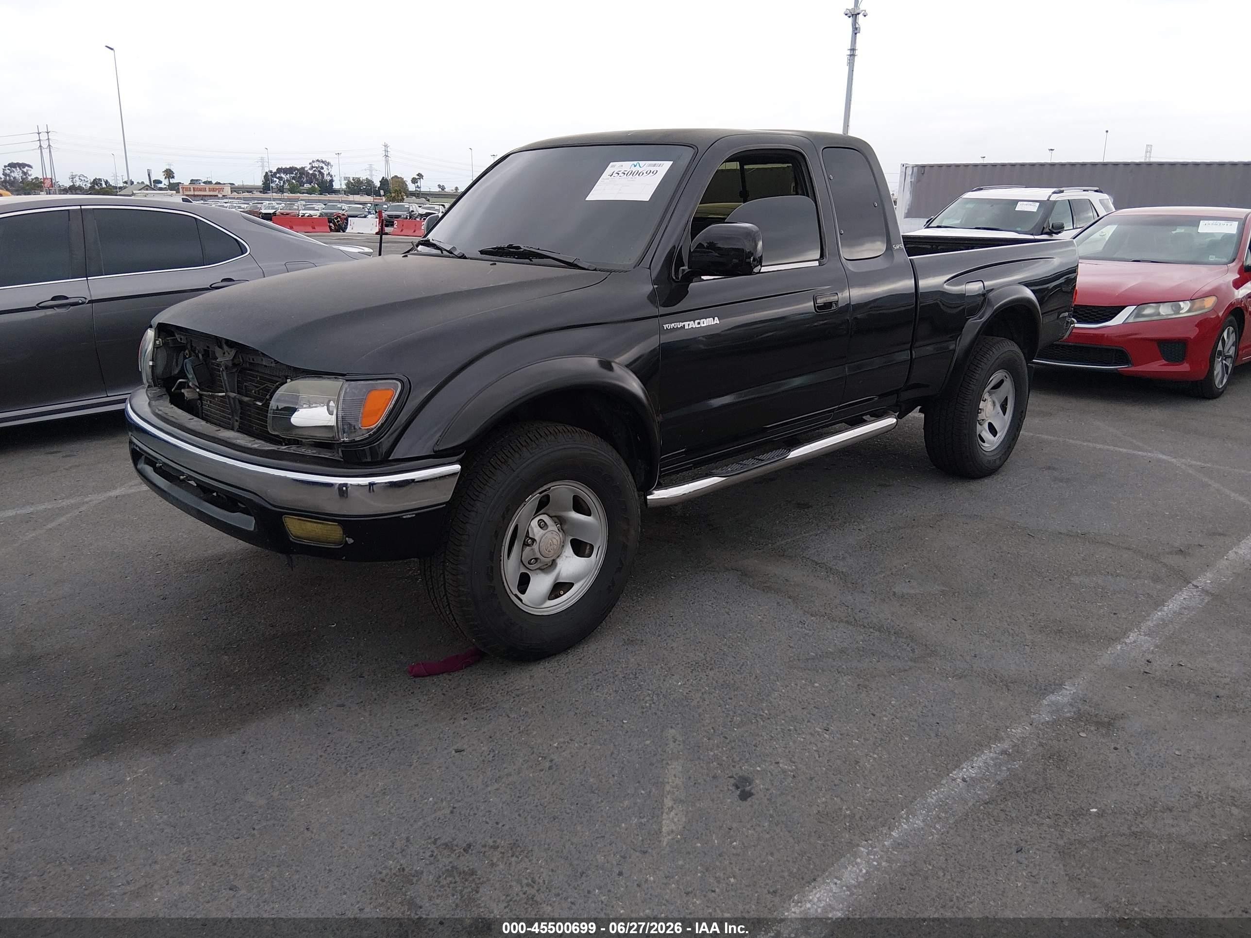 2002 Toyota Tacoma Prerunner Black vin: 5TESM92N32Z116497