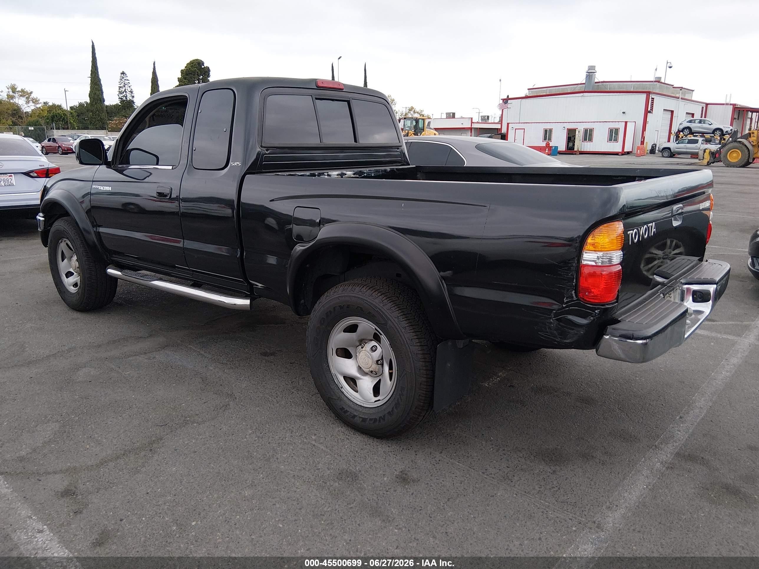 2002 Toyota Tacoma Prerunner Black vin: 5TESM92N32Z116497