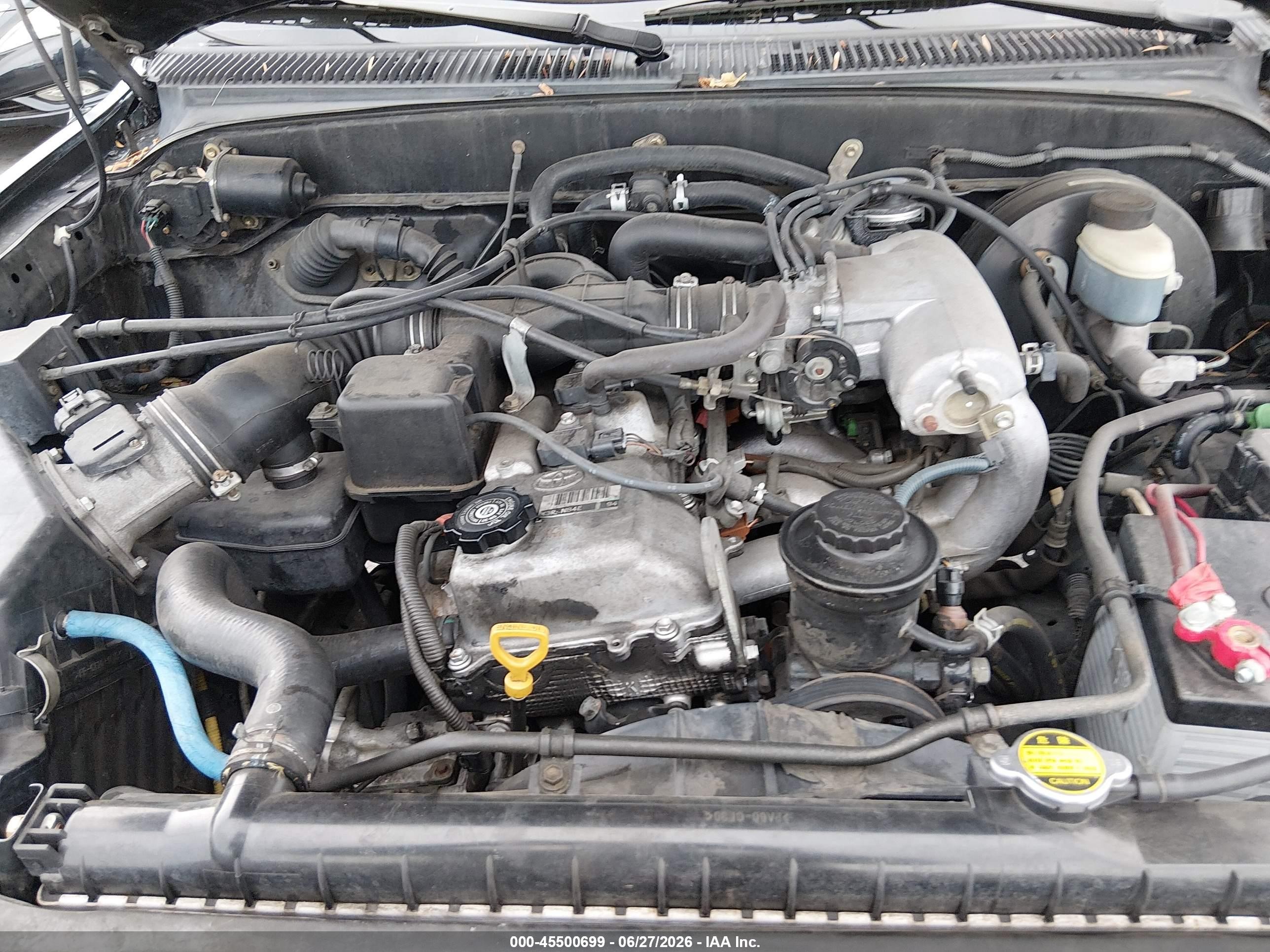 2002 Toyota Tacoma Prerunner Black vin: 5TESM92N32Z116497