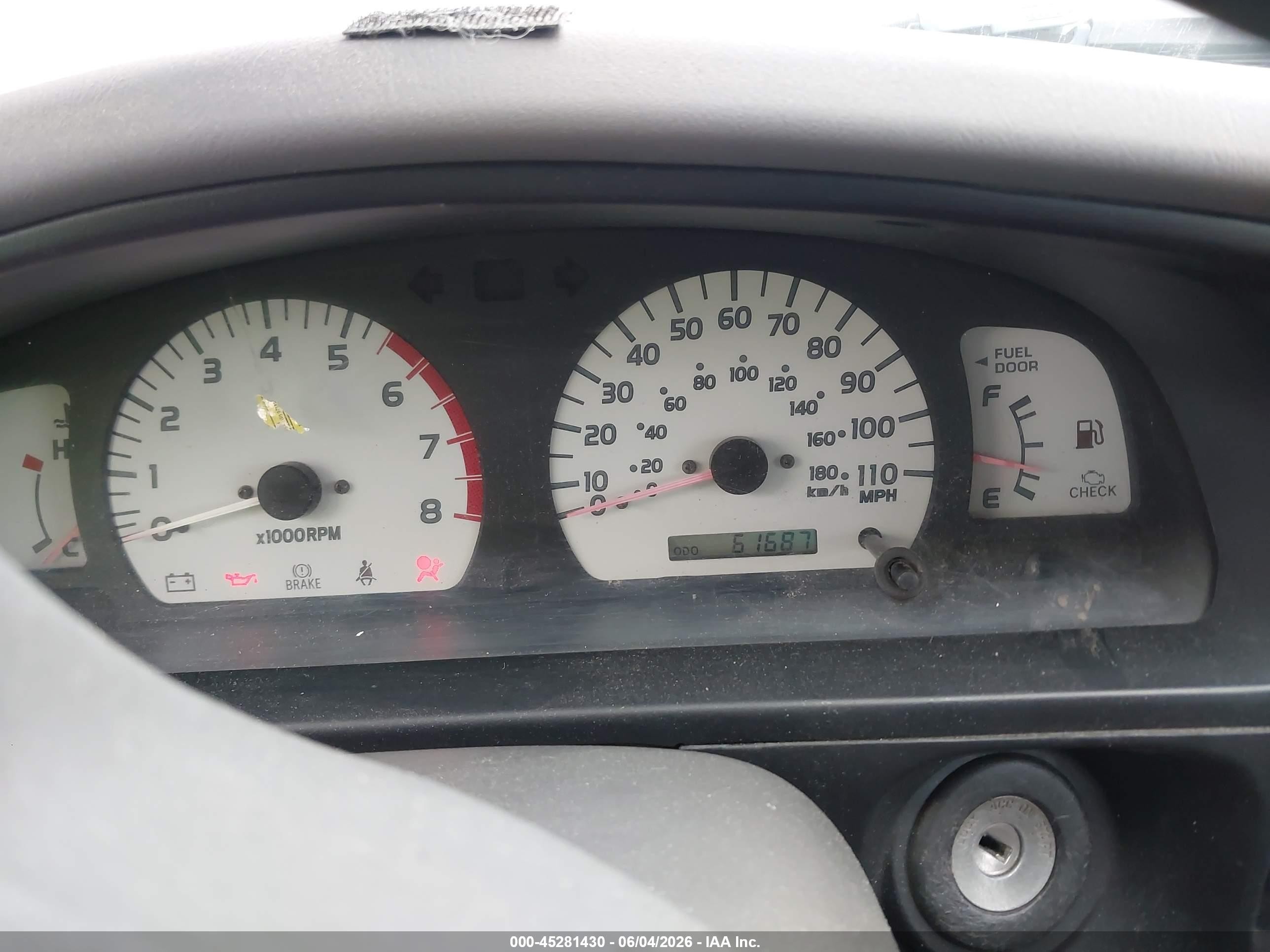2002 Toyota Tacoma Prerunner Silver vin: 5TESM92N32Z128701