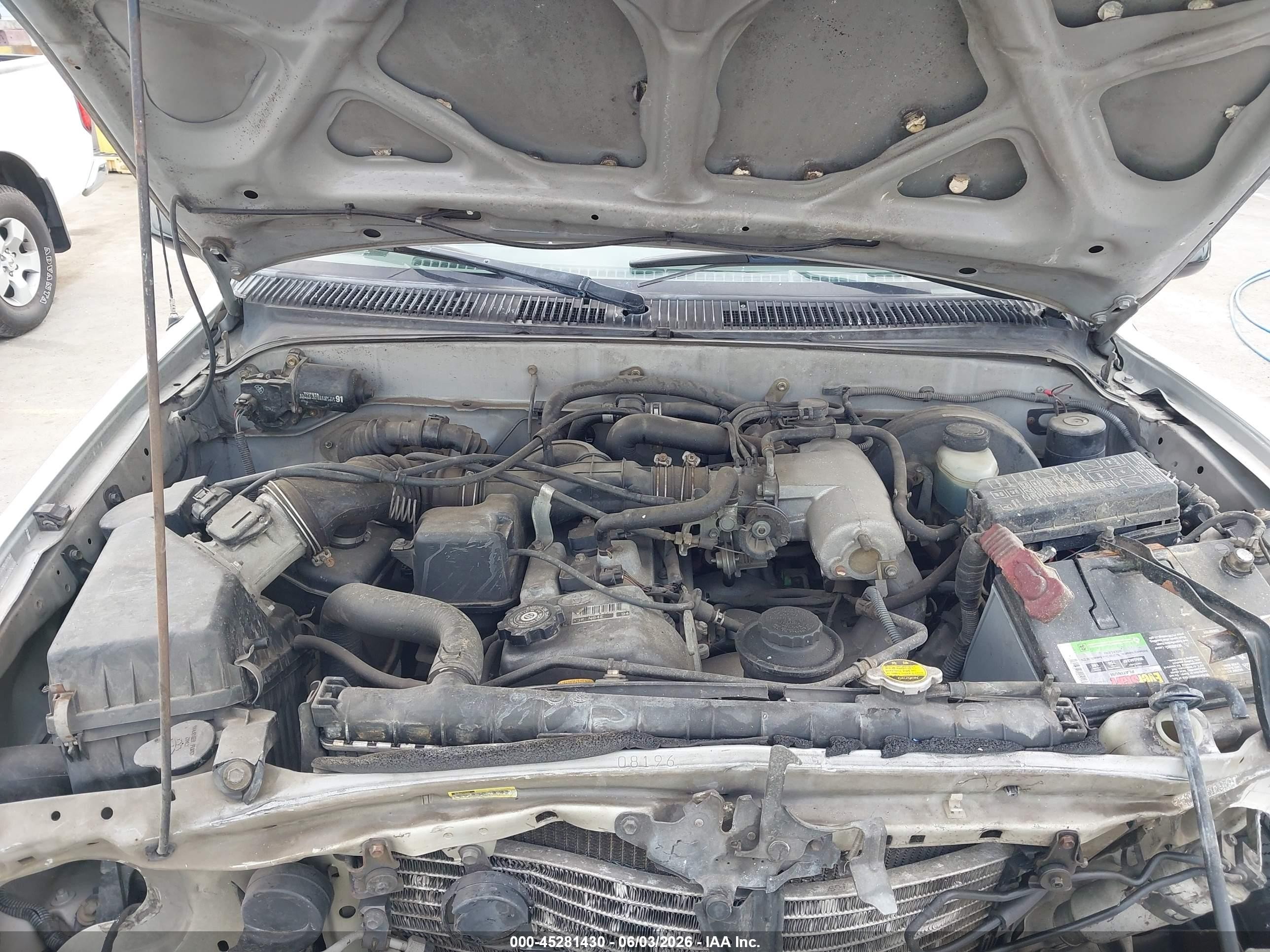 2002 Toyota Tacoma Prerunner Silver vin: 5TESM92N32Z128701