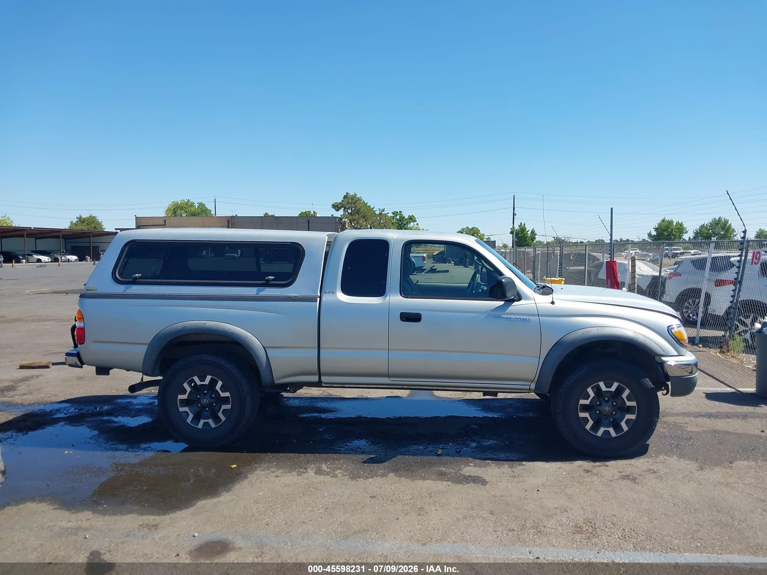 2004 Toyota Tacoma Prerunner Gray vin: 5TESM92N34Z307226