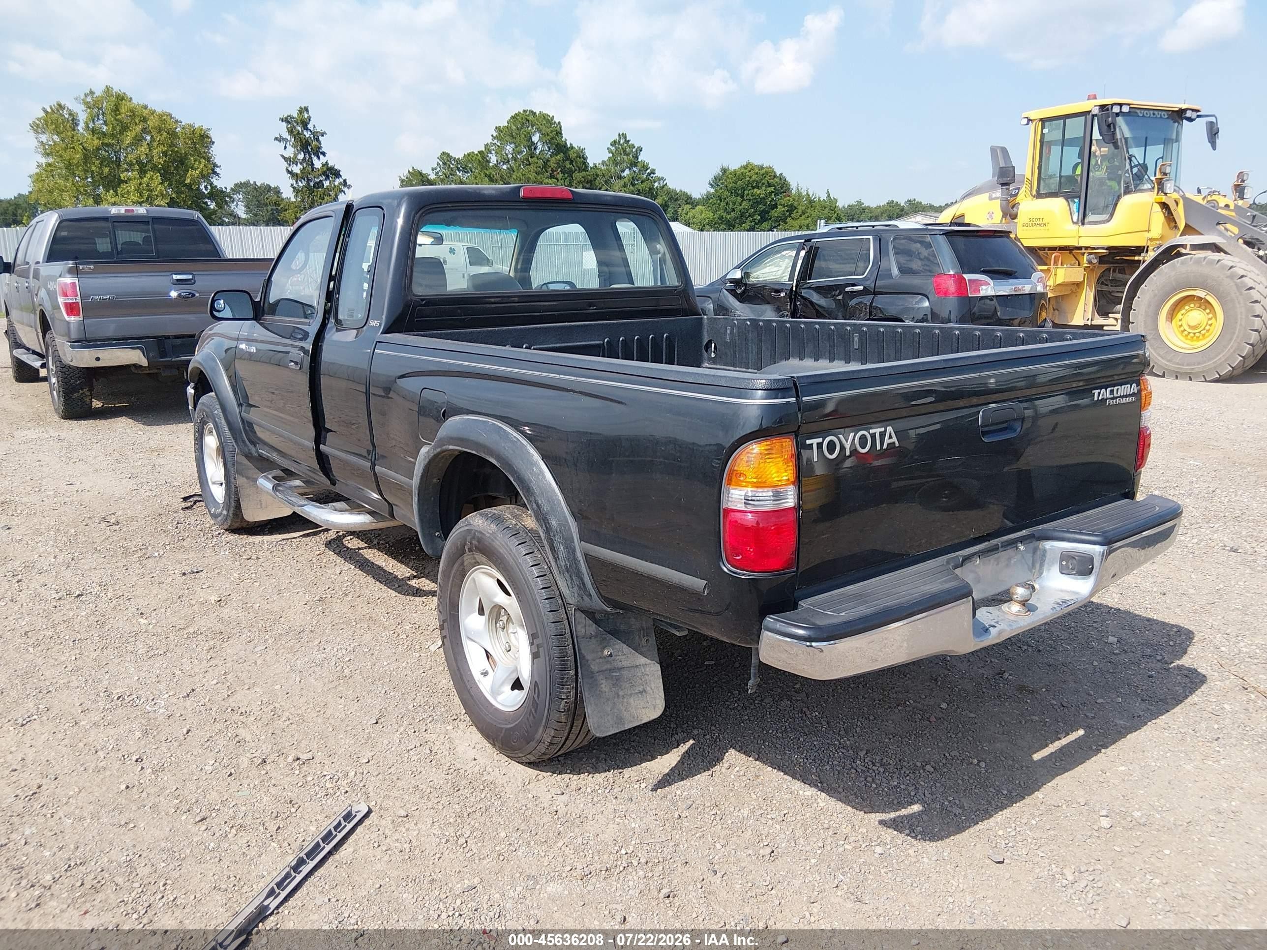 2002 Toyota Tacoma Prerunner Черный vin: 5TESM92N42Z055337