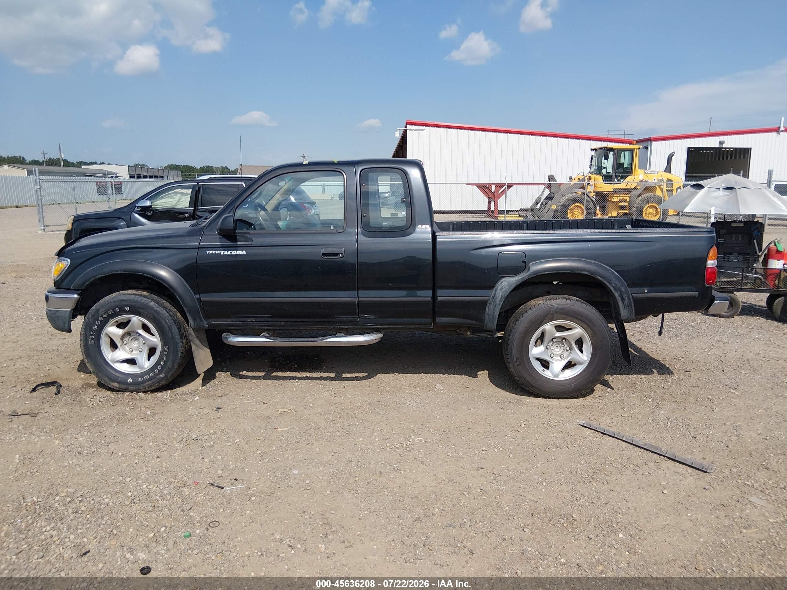 2002 Toyota Tacoma Prerunner Черный vin: 5TESM92N42Z055337