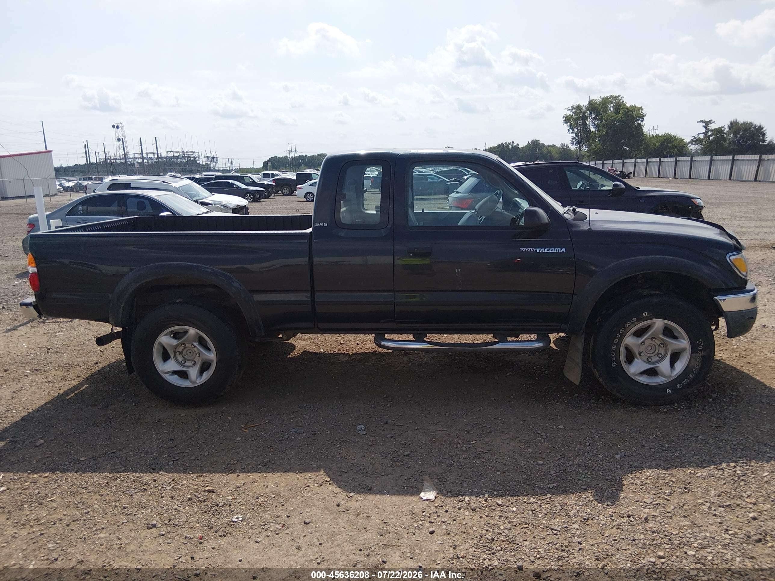 2002 Toyota Tacoma Prerunner Черный vin: 5TESM92N42Z055337