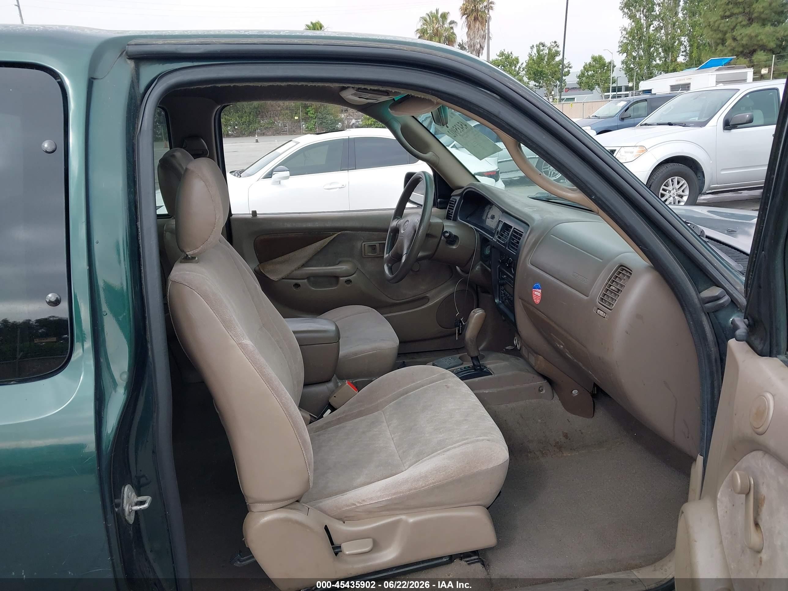 2004 Toyota Tacoma Prerunner Green vin: 5TESM92N54Z373700