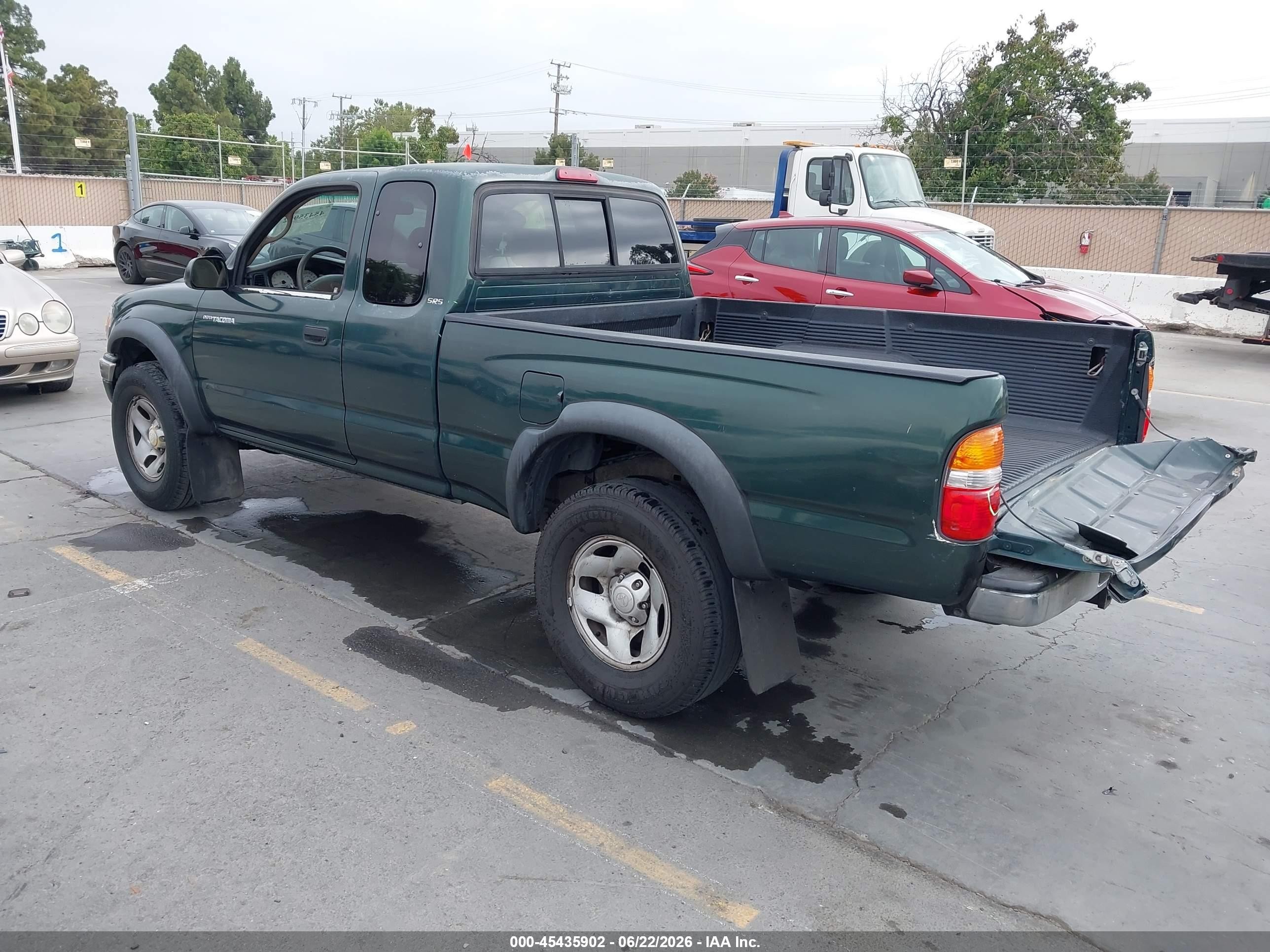 2004 Toyota Tacoma Prerunner Green vin: 5TESM92N54Z373700