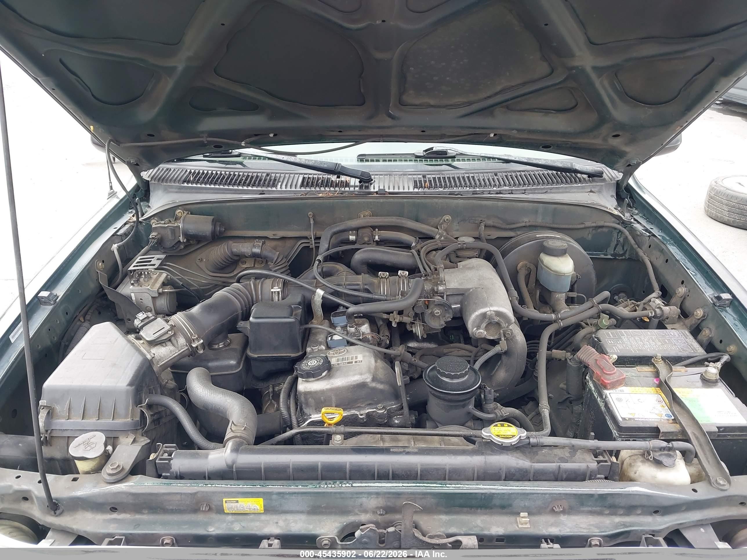 2004 Toyota Tacoma Prerunner Green vin: 5TESM92N54Z373700