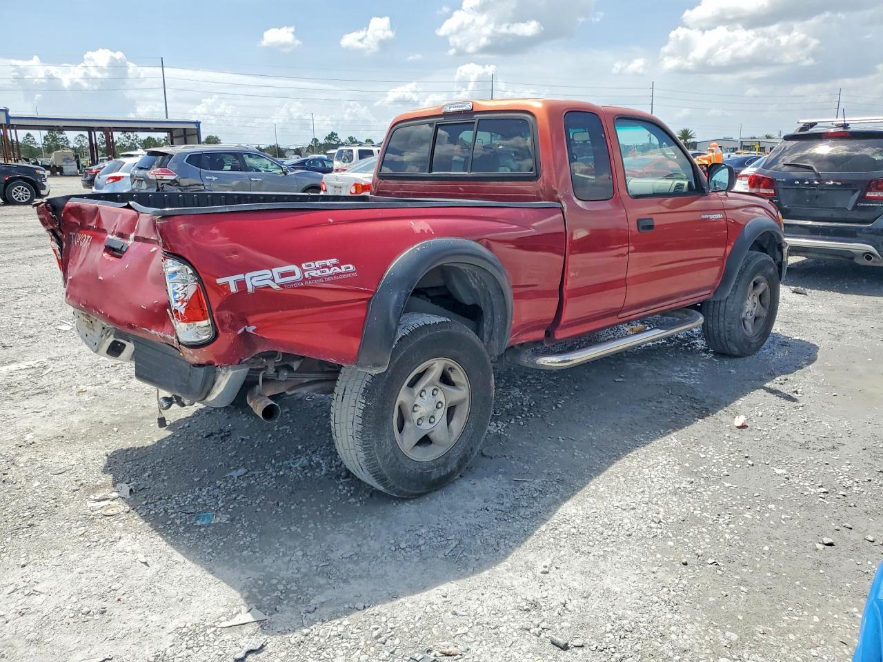 2001 Toyota Tacoma Xtracab Prerunner Orange vin: 5TESM92N61Z824046