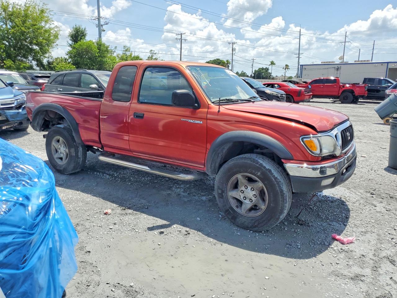2001 Toyota Tacoma Xtracab Prerunner Orange vin: 5TESM92N61Z824046