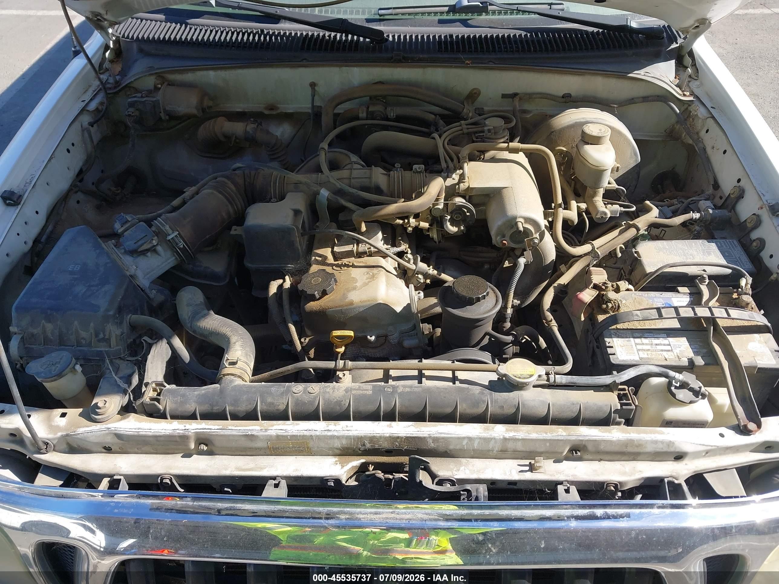 2002 Toyota Tacoma Prerunner Белый vin: 5TESM92N62Z025076