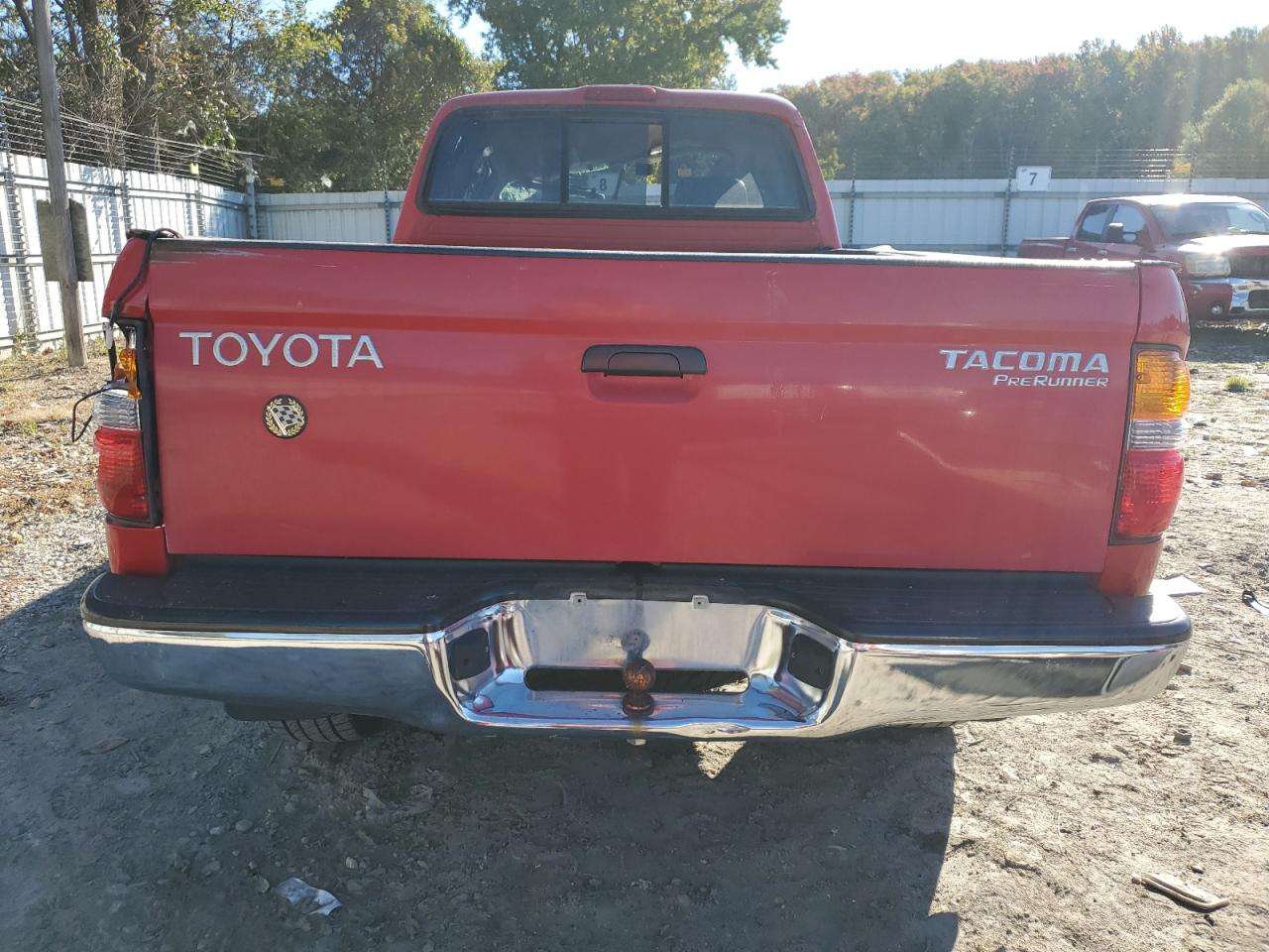 2002 Toyota Tacoma Xtracab Prerunner Красный vin: 5TESM92N62Z039267