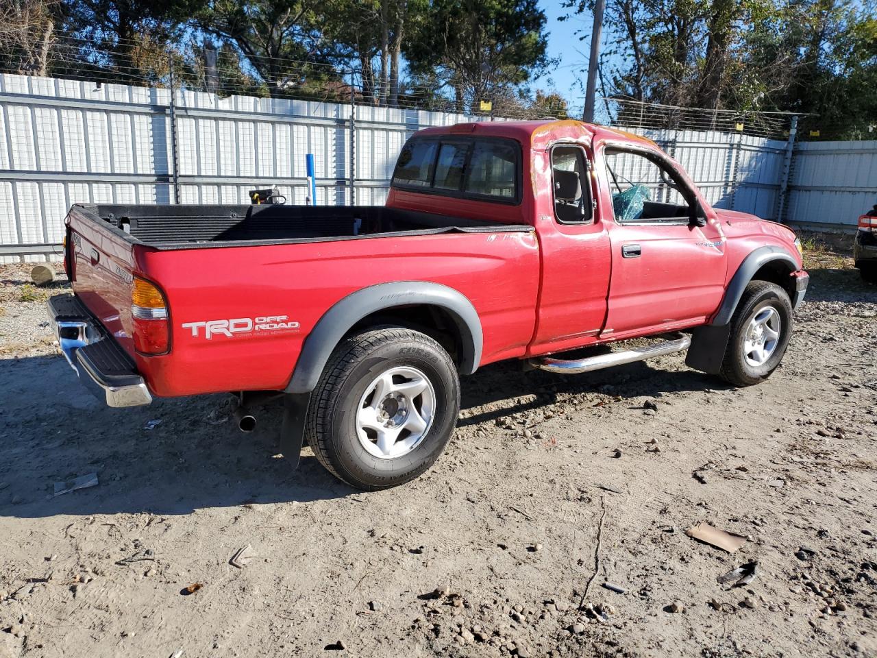2002 Toyota Tacoma Xtracab Prerunner Красный vin: 5TESM92N62Z039267