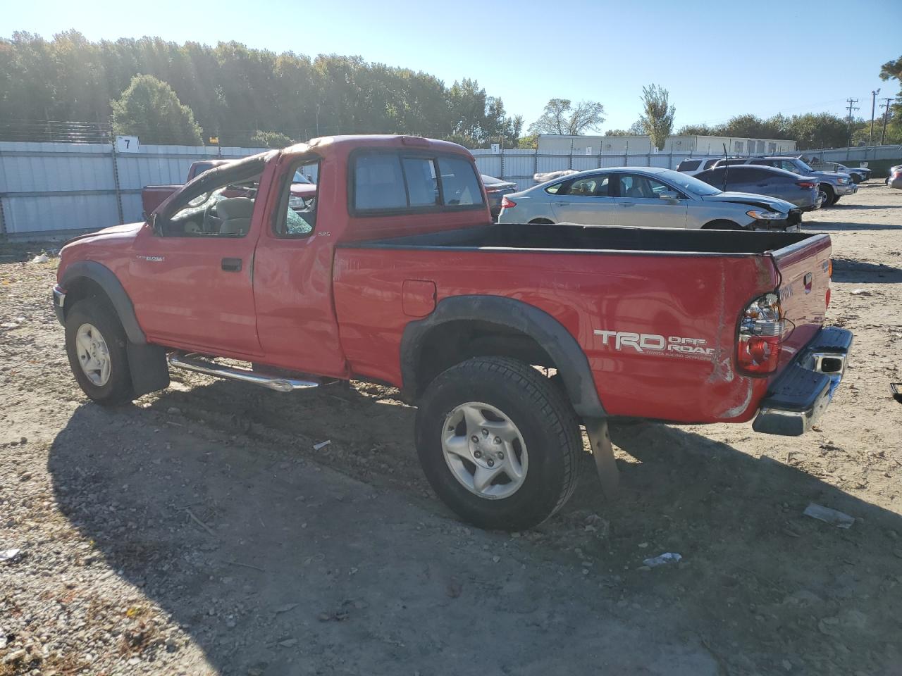 2002 Toyota Tacoma Xtracab Prerunner Красный vin: 5TESM92N62Z039267