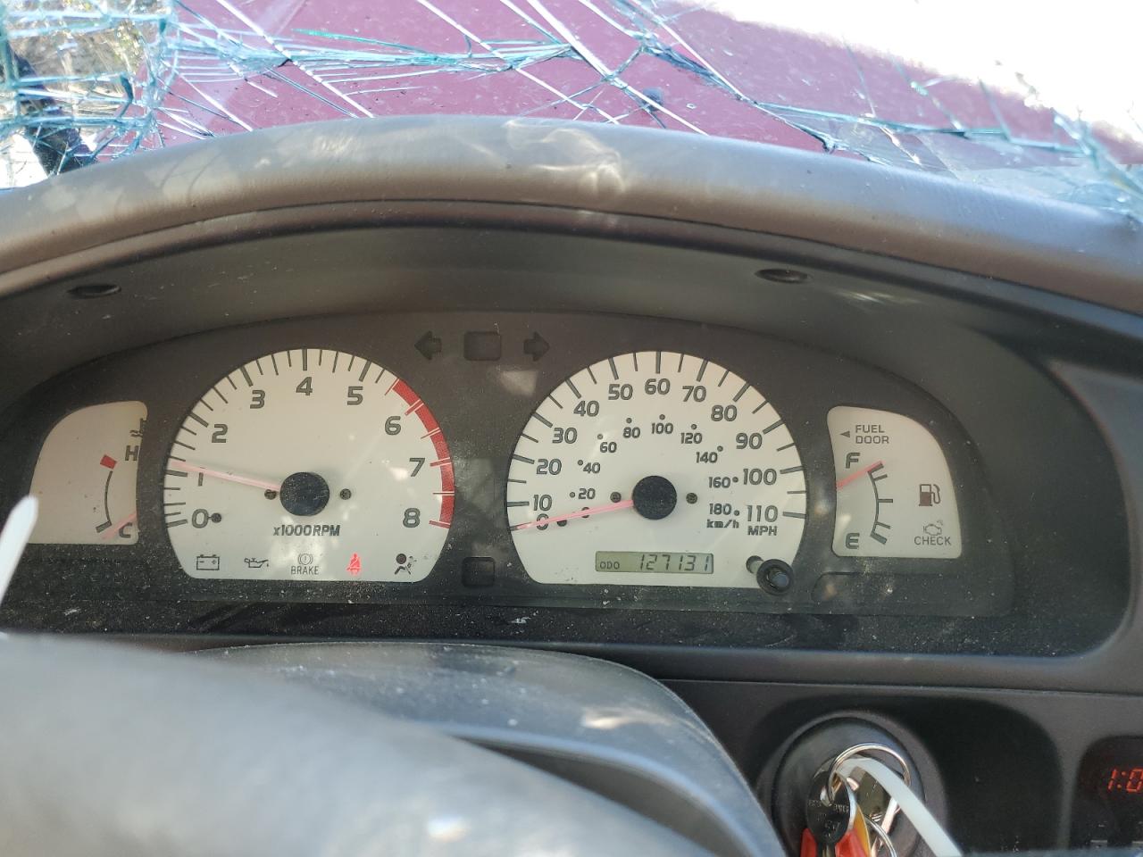 2002 Toyota Tacoma Xtracab Prerunner Красный vin: 5TESM92N62Z039267