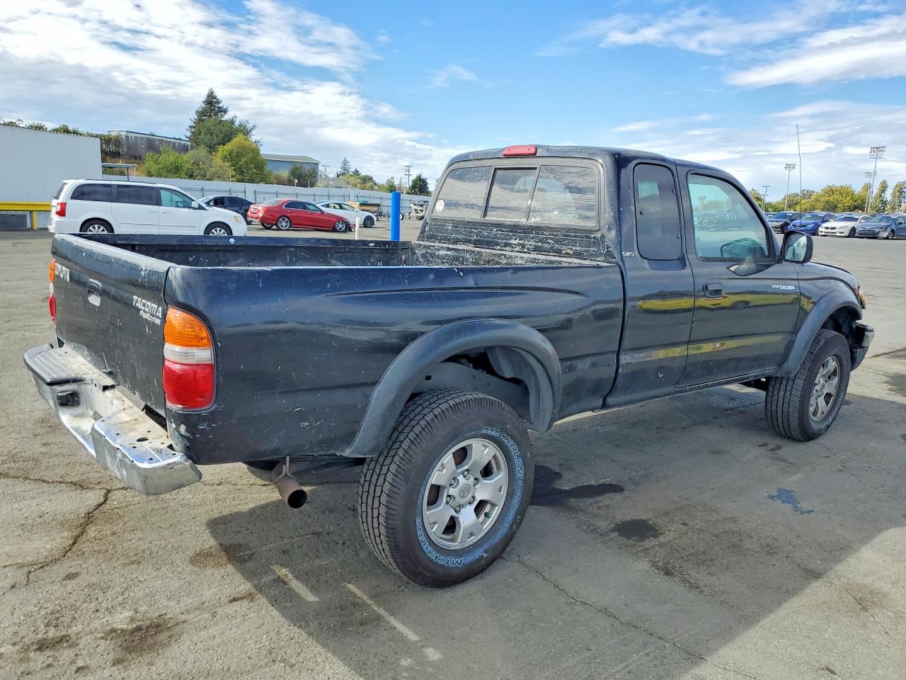 2003 Toyota Tacoma Xtracab Prerunner Black vin: 5TESM92N83Z289966