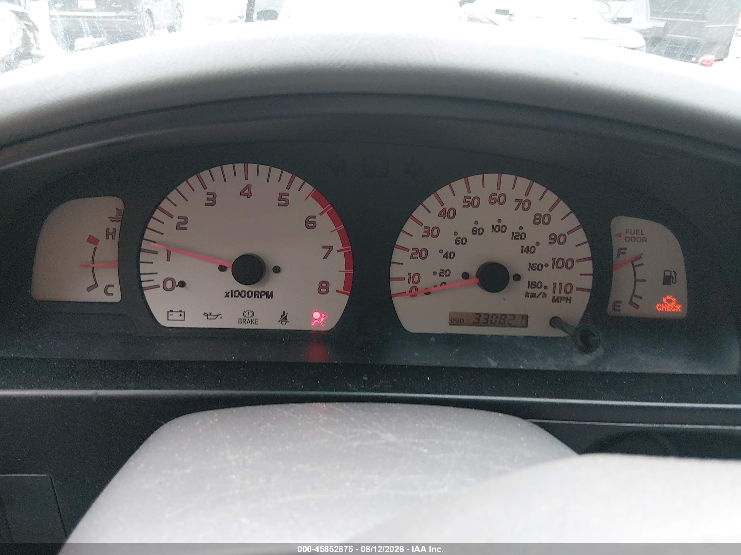 2002 Toyota Tacoma Prerunner Silver vin: 5TESM92N92Z130694