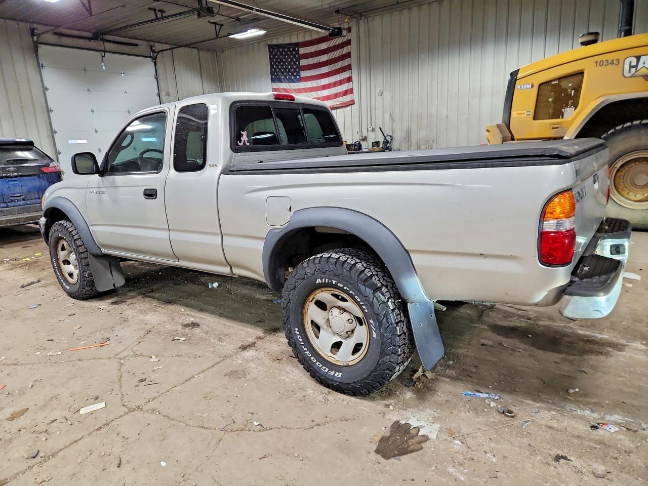 2003 Toyota Tacoma Silver vin: 5TESM92N93Z243188