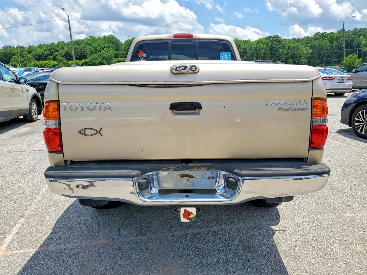 2003 Toyota Tacoma Xtracab Prerunner Gold vin: 5TESM92NX3Z170509