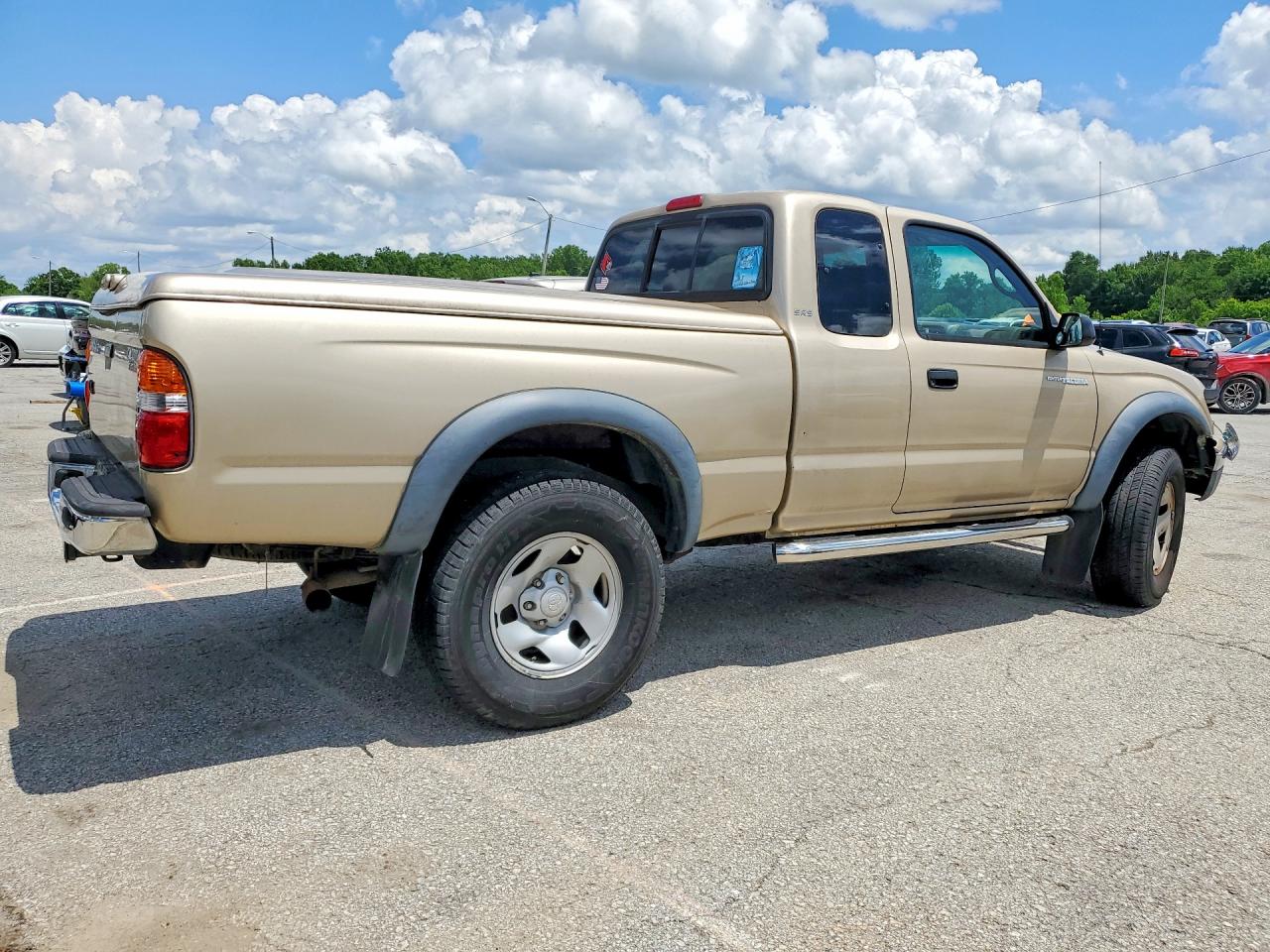 2003 Toyota Tacoma Xtracab Prerunner Gold vin: 5TESM92NX3Z170509