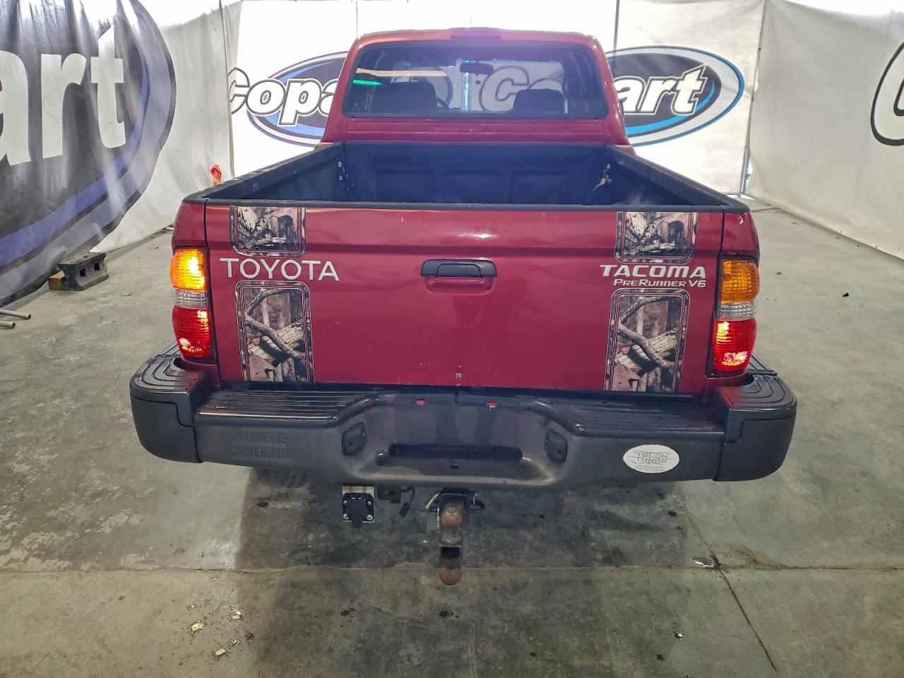 2001 Toyota Tacoma Xtracab Prerunner Maroon vin: 5TESN92N01Z859811