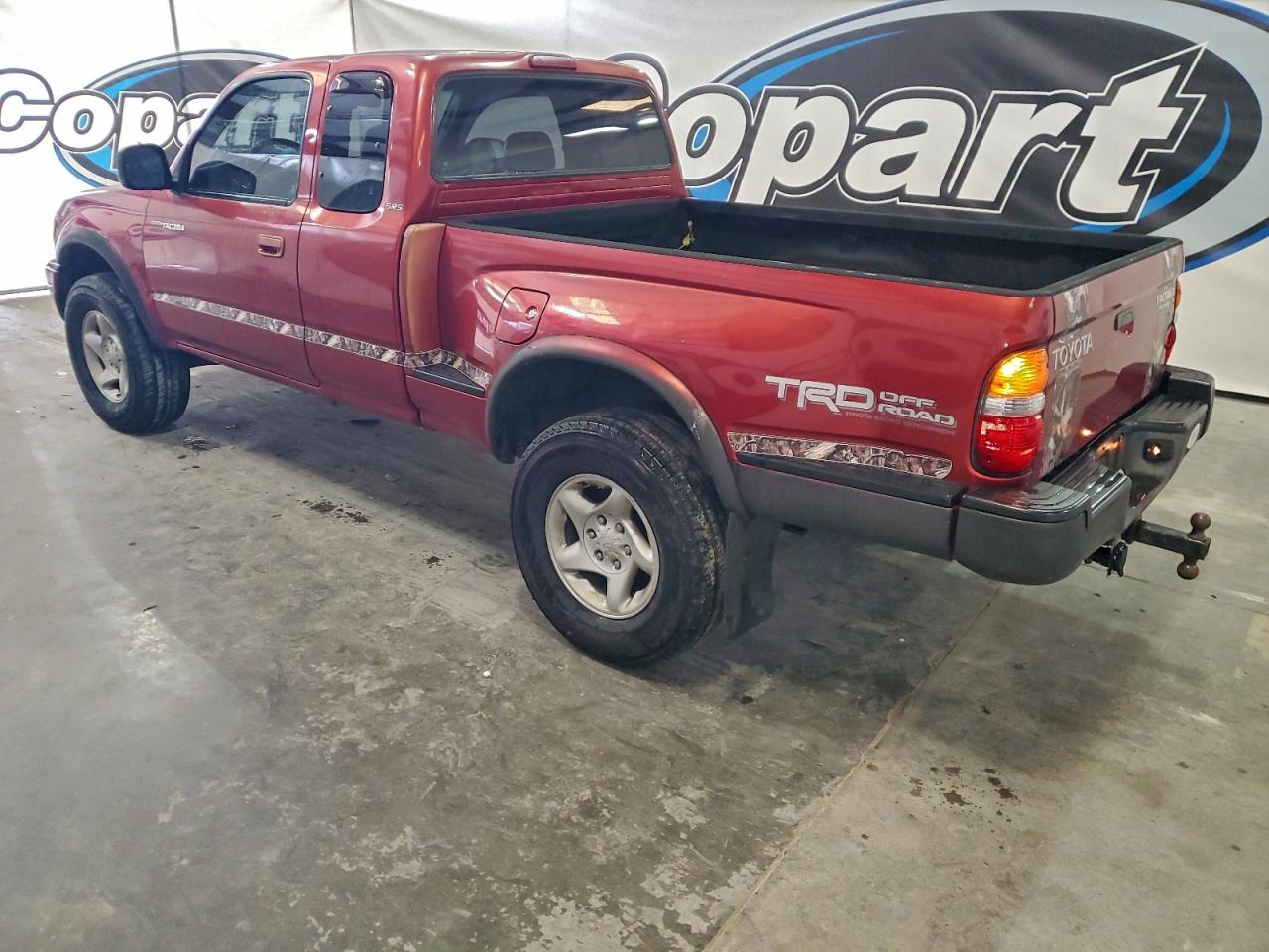 2001 Toyota Tacoma Xtracab Prerunner Maroon vin: 5TESN92N01Z859811