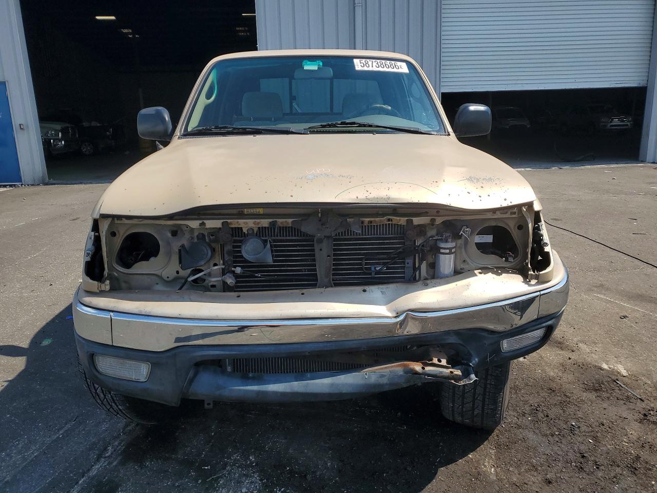 2002 Toyota Tacoma Xtracab Prerunner Gold vin: 5TESN92N02Z106121