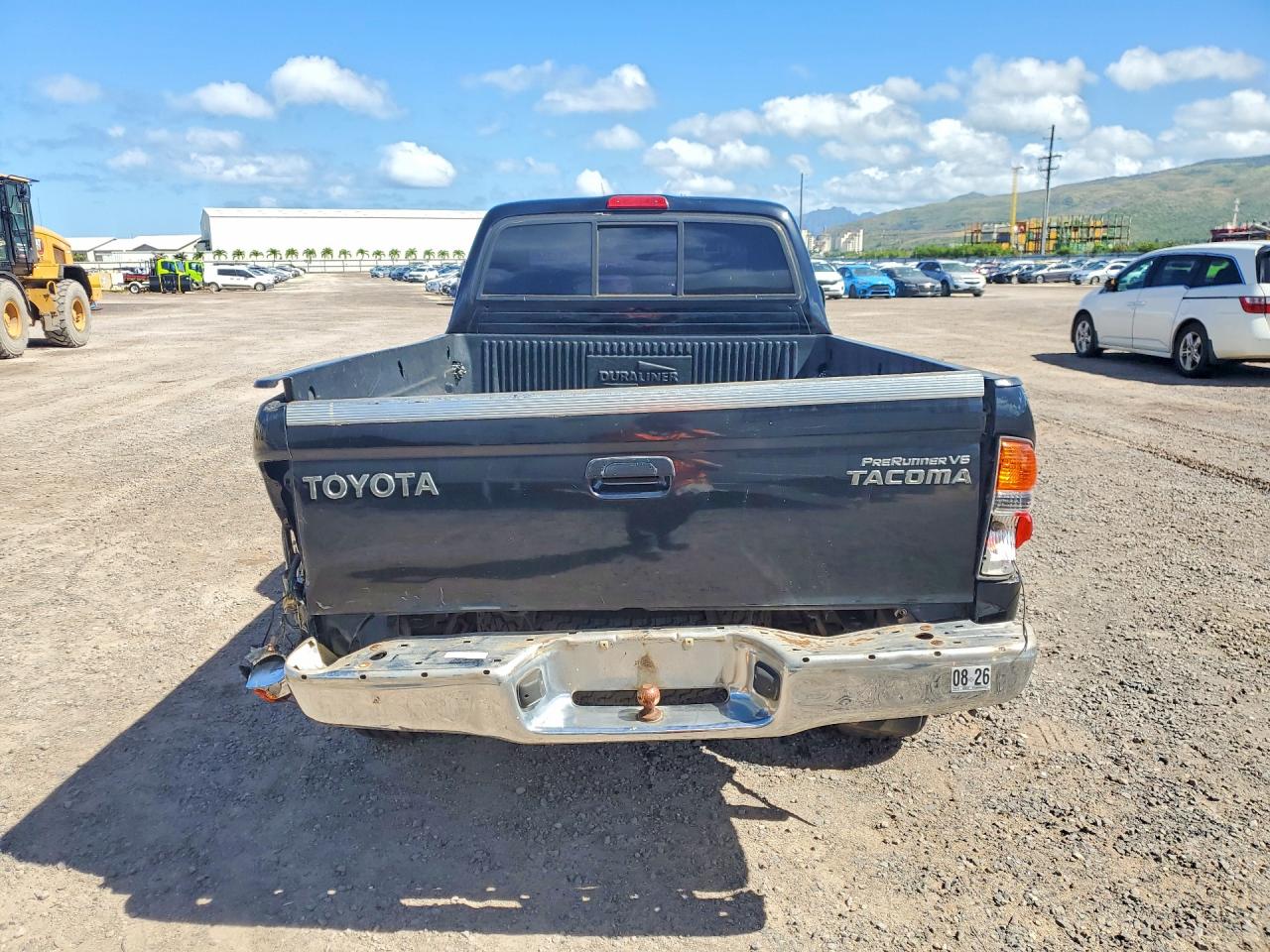 2004 Toyota Tacoma Xtracab Prerunner Black vin: 5TESN92N04Z452611