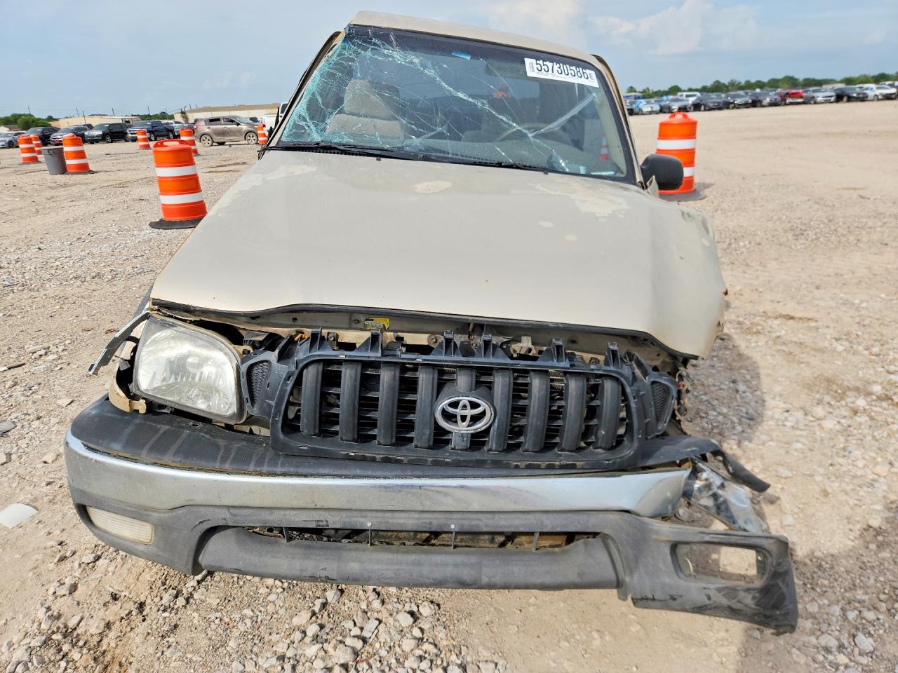2001 Toyota Tacoma Xtracab Prerunner Gold vin: 5TESN92N21Z758169