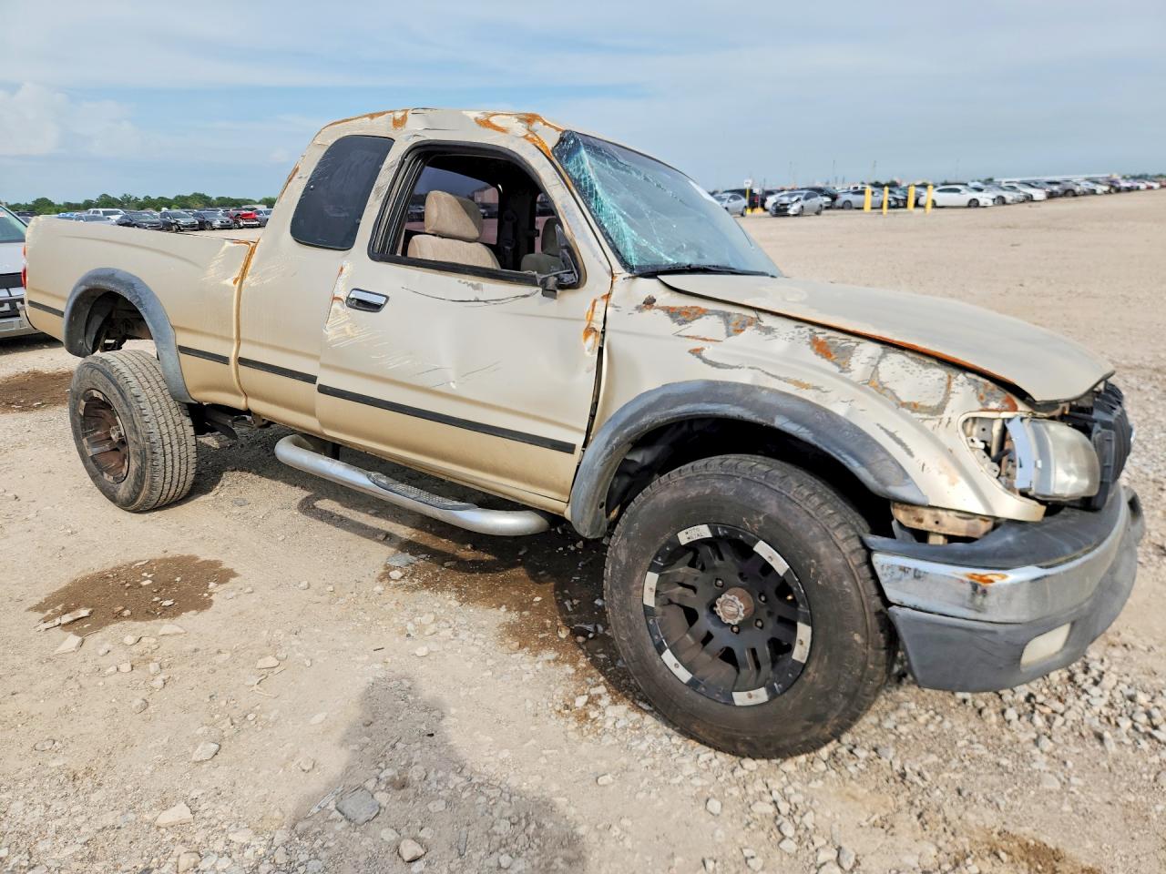 2001 Toyota Tacoma Xtracab Prerunner Gold vin: 5TESN92N21Z758169