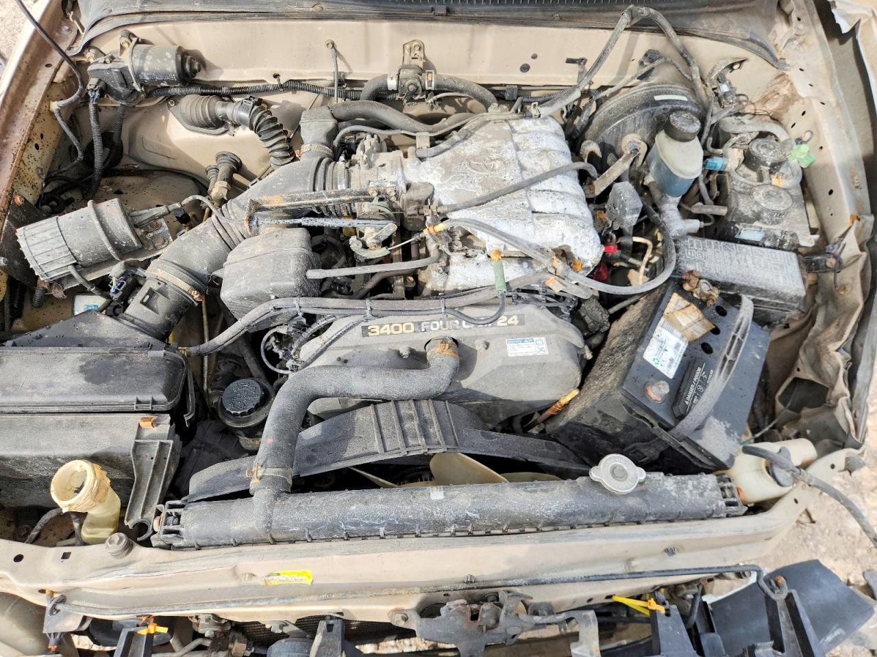 2001 Toyota Tacoma Xtracab Prerunner Gold vin: 5TESN92N21Z758169