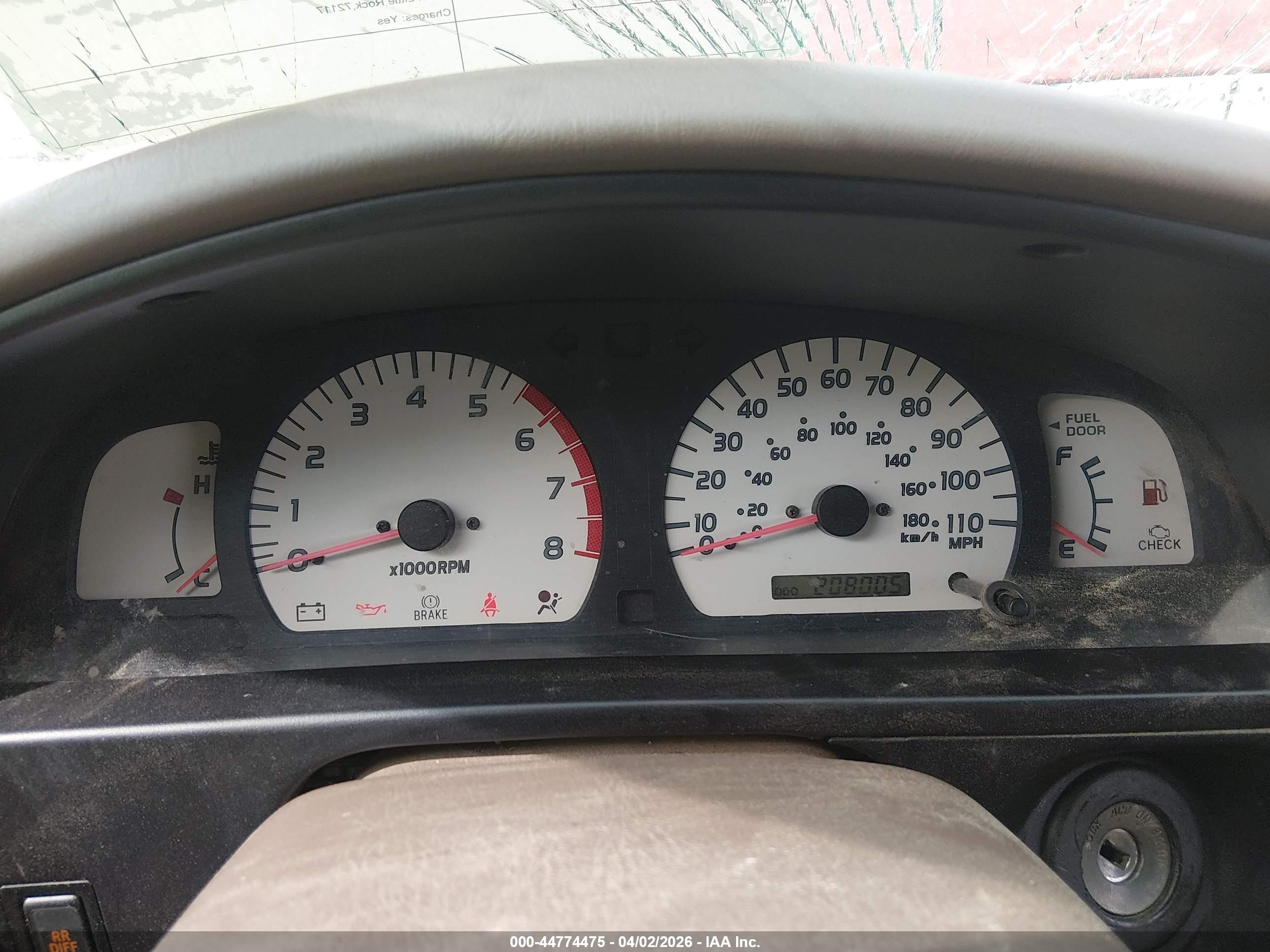 2002 Toyota Tacoma Prerunner V6 Красный vin: 5TESN92N22Z062882