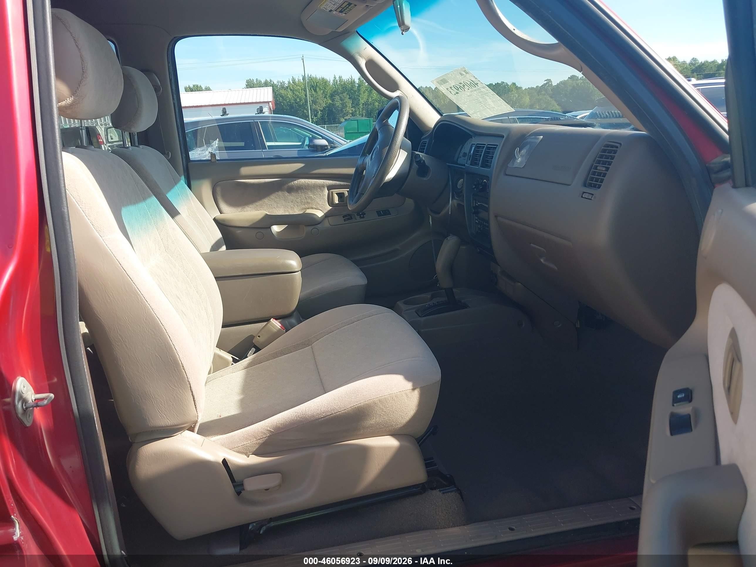 2003 Toyota Tacoma Prerunner V6 Red vin: 5TESN92N23Z158593