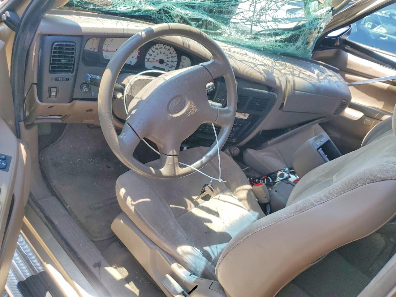 2003 Toyota Tacoma Xtracab Prerunner Gold vin: 5TESN92N23Z262050