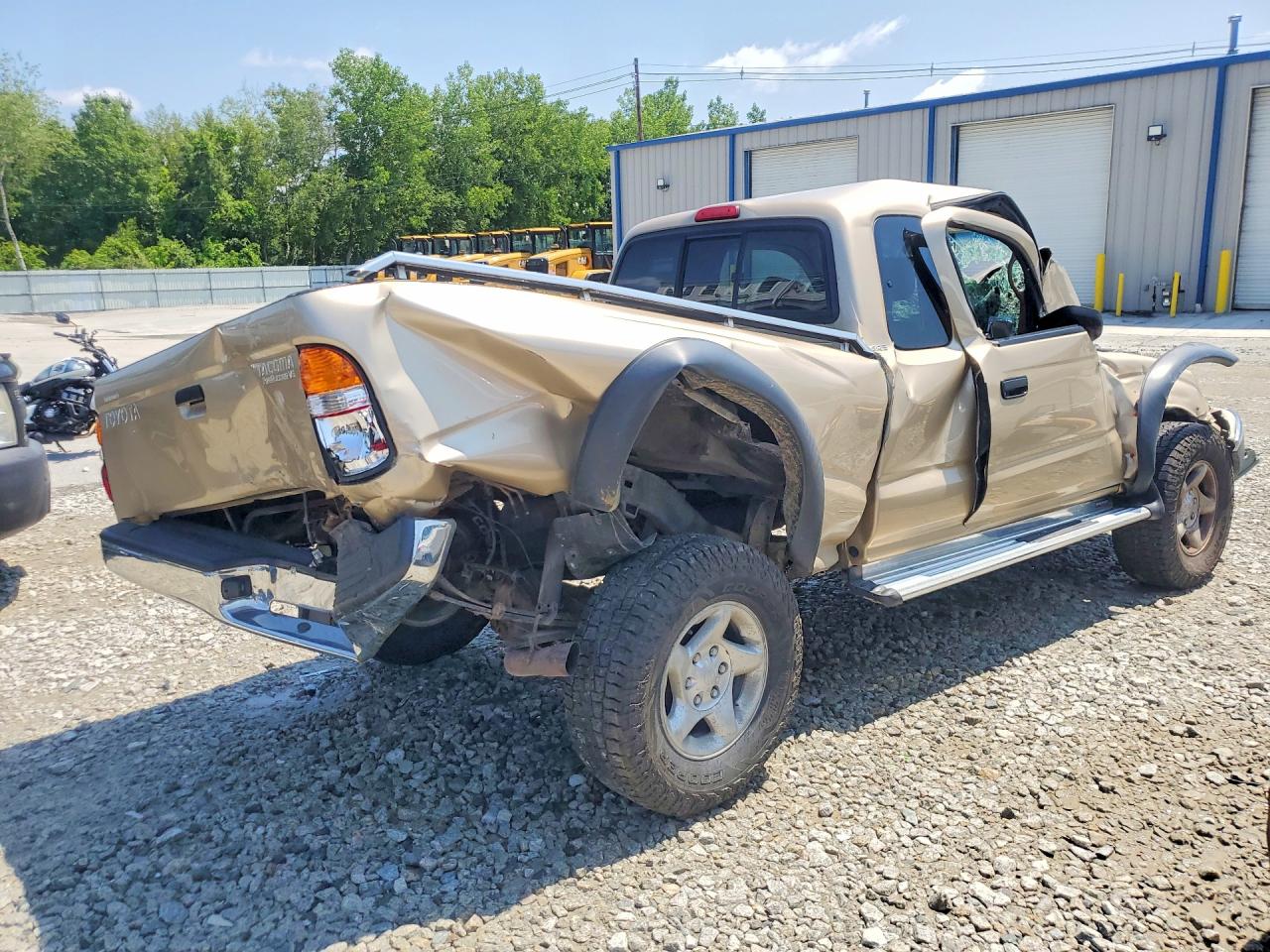 2003 Toyota Tacoma Xtracab Prerunner Gold vin: 5TESN92N23Z262050